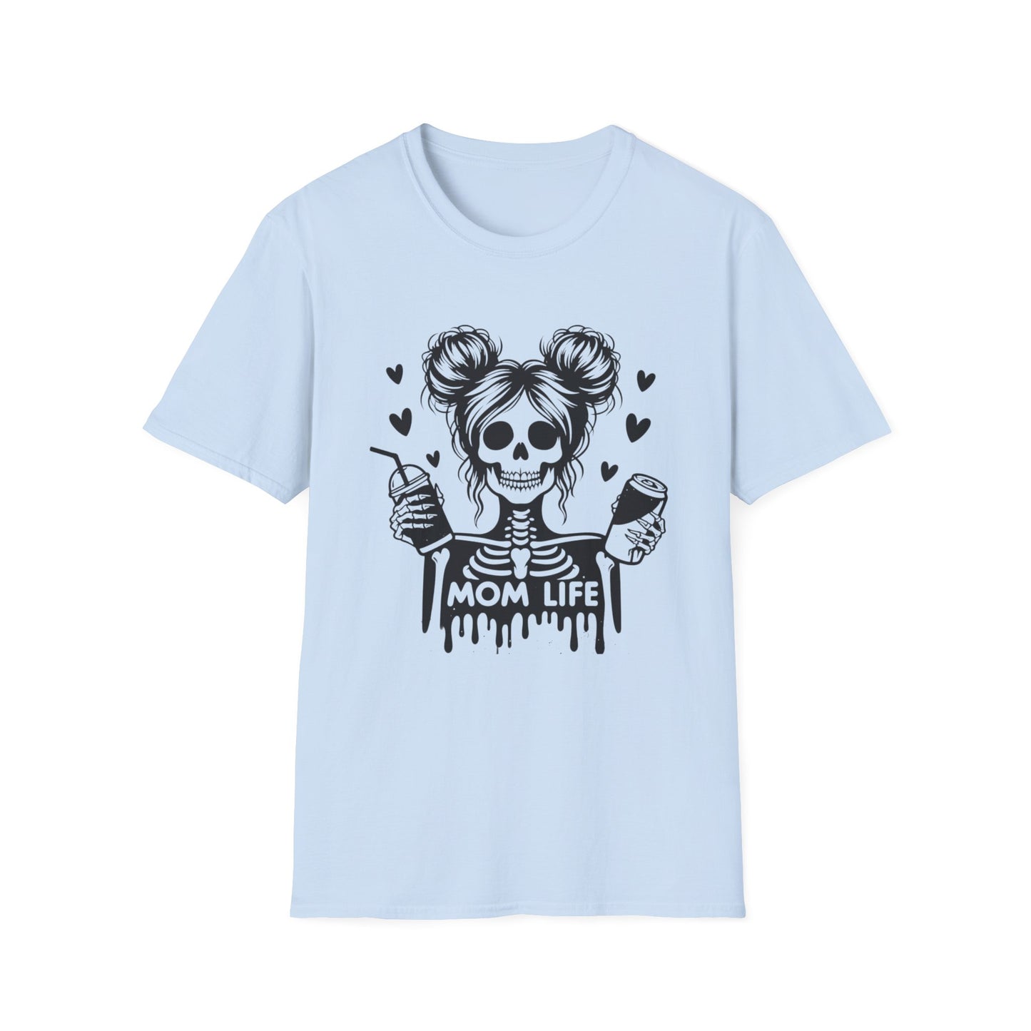 Mom Life Skull T-Shirt — Goth Mommy Graphic Tee