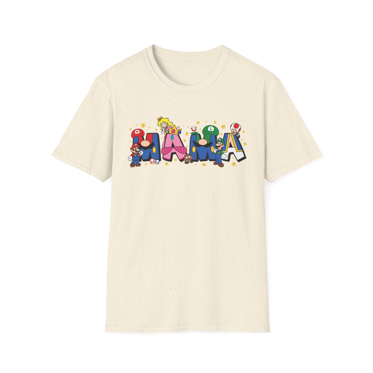 Mama Colorful Cartoon Lettering T-Shirt — Playful Mother's Day Gift