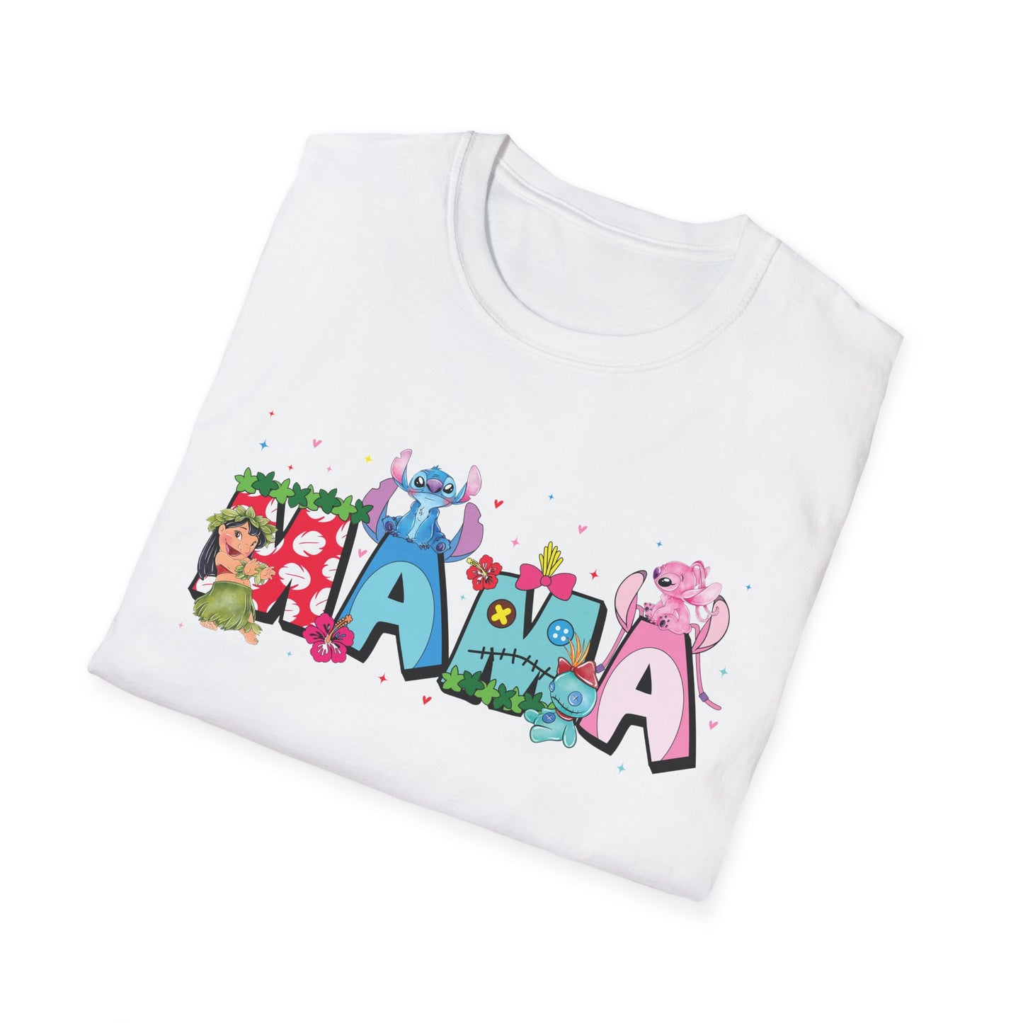 Ohana Mama Shirt – Tropical Cute Alien Graphic Tee | Island Mom Shirt | Family Vacation Outfit