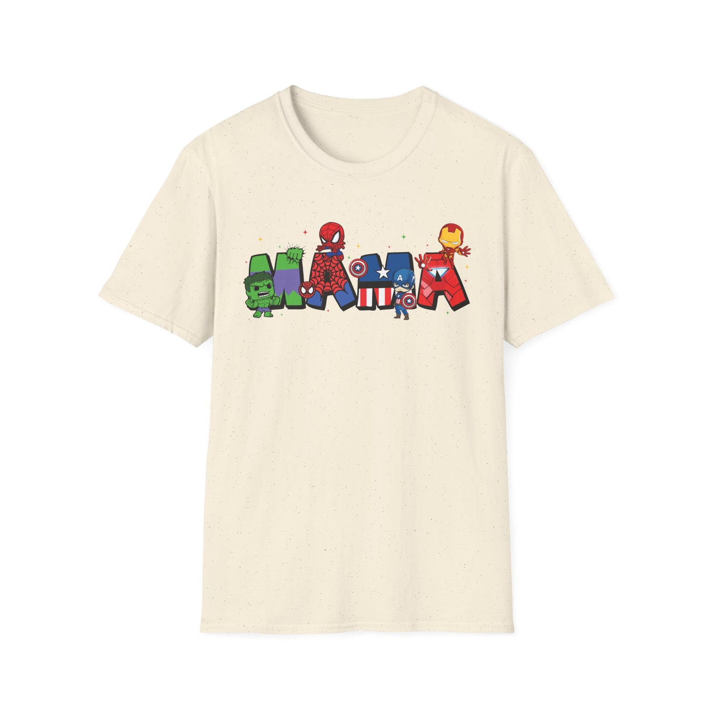 Marvel Heroes Name Tee — Cartoon Superhero Letter Design