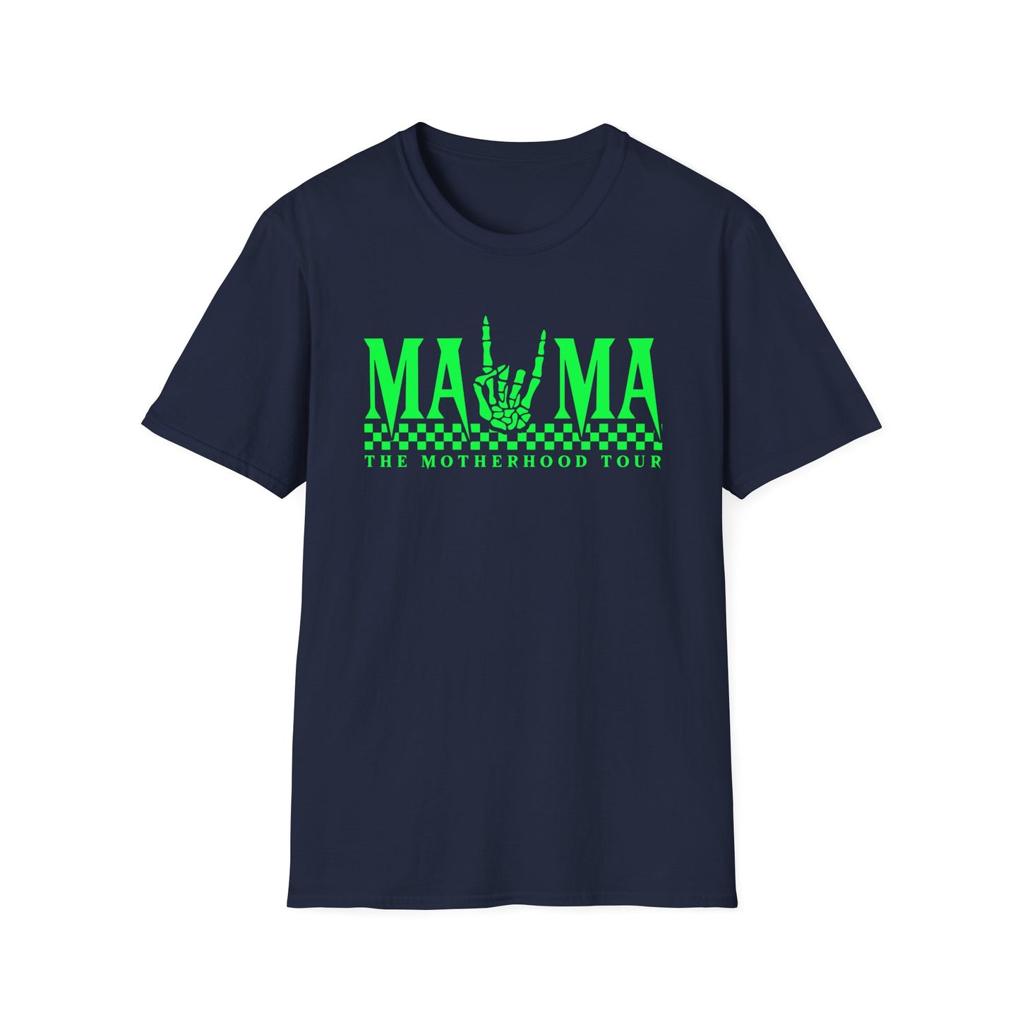 Mama Tour T-Shirt — Neon Rock 'Mama Makes It All Happen' Graphic Tee