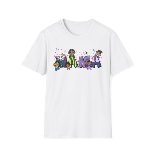 Mama Cartoon Graphic T-Shirt — Cute Family Mama Tee