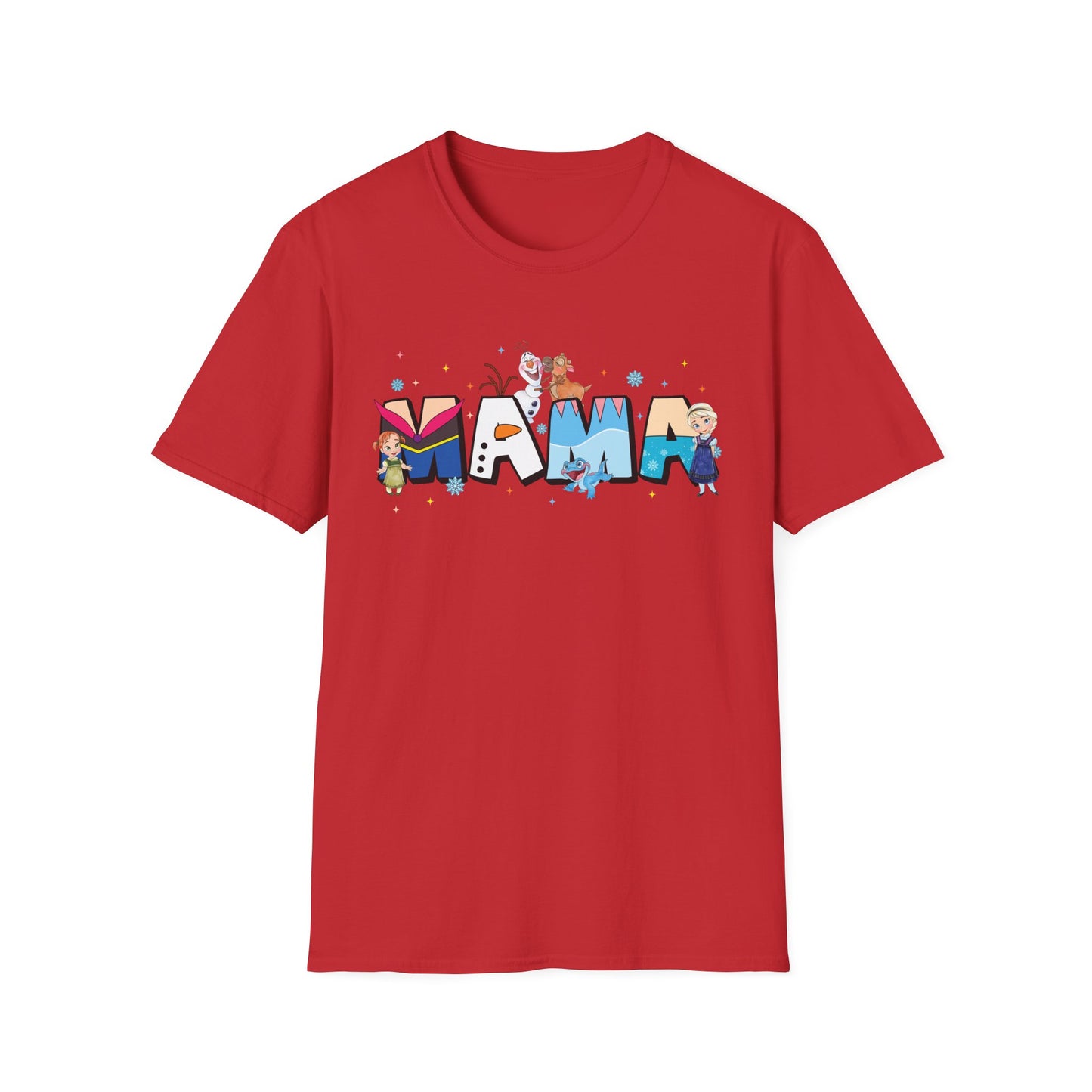 Mama Graphic T-Shirt — Colorful Playful Kids & Family Design