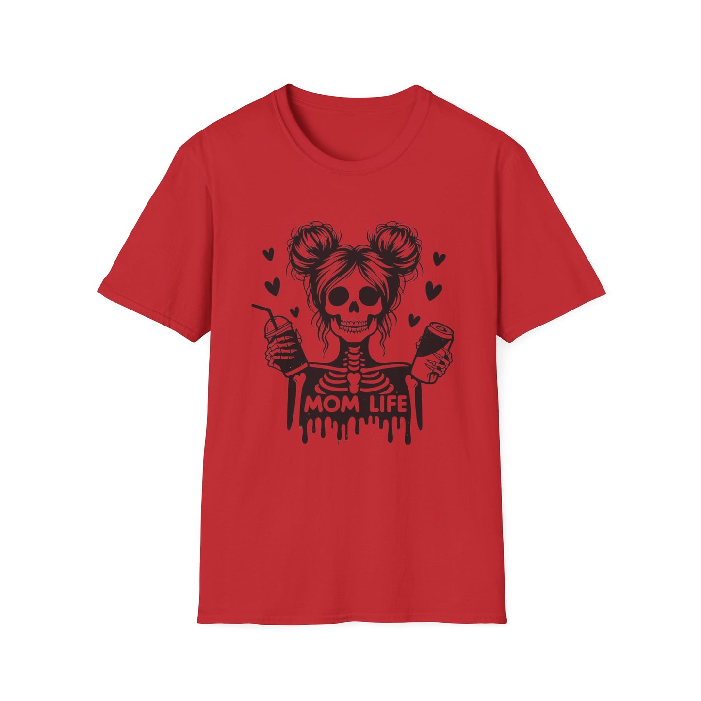 Mom Life Skull T-Shirt — Goth Mommy Graphic Tee