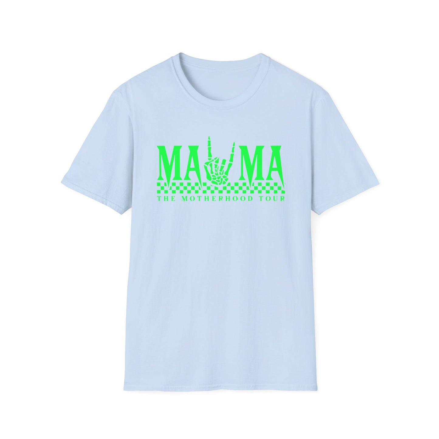 Mama Tour T-Shirt — Neon Rock 'Mama Makes It All Happen' Graphic Tee