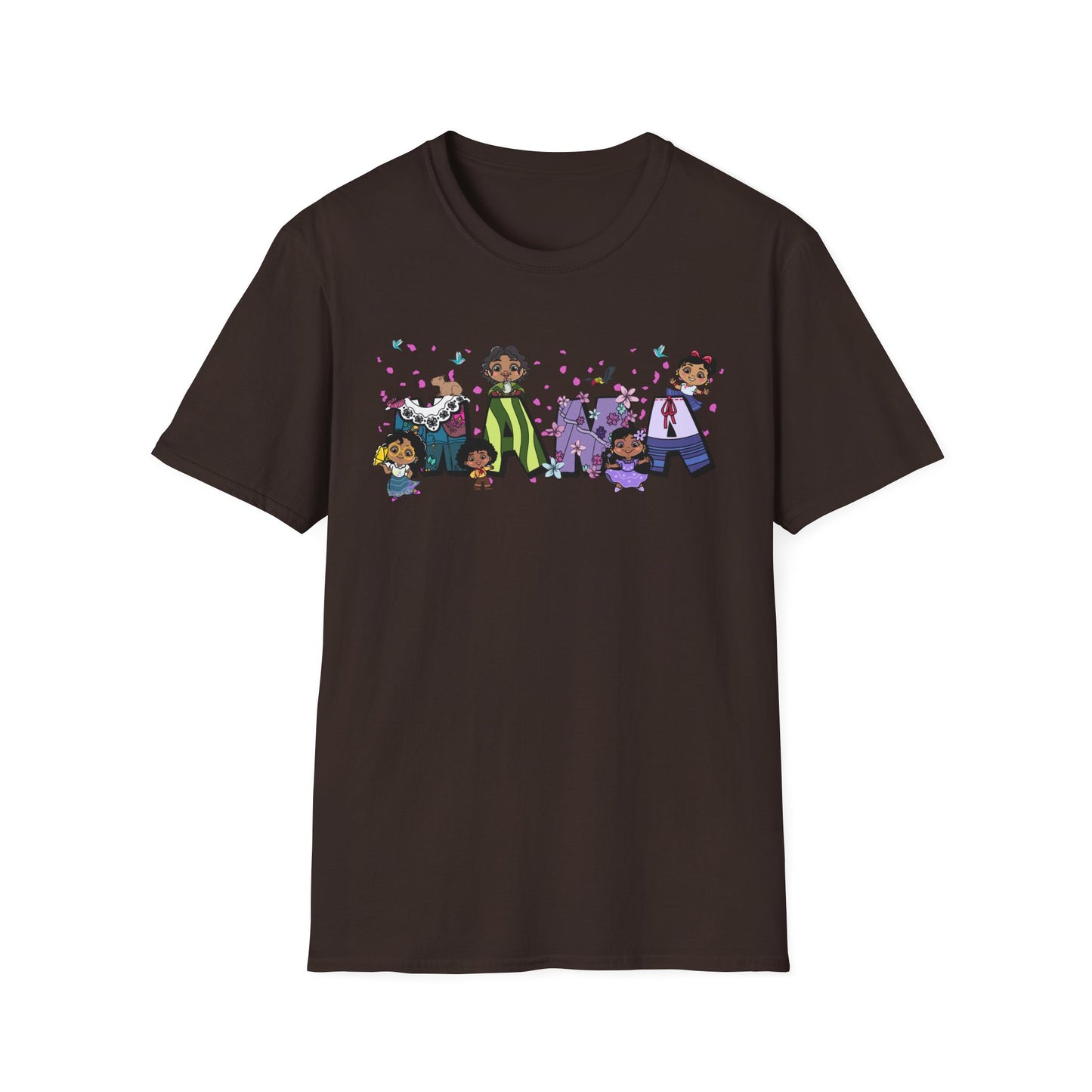 Mama Cartoon Graphic T-Shirt — Cute Family Mama Tee