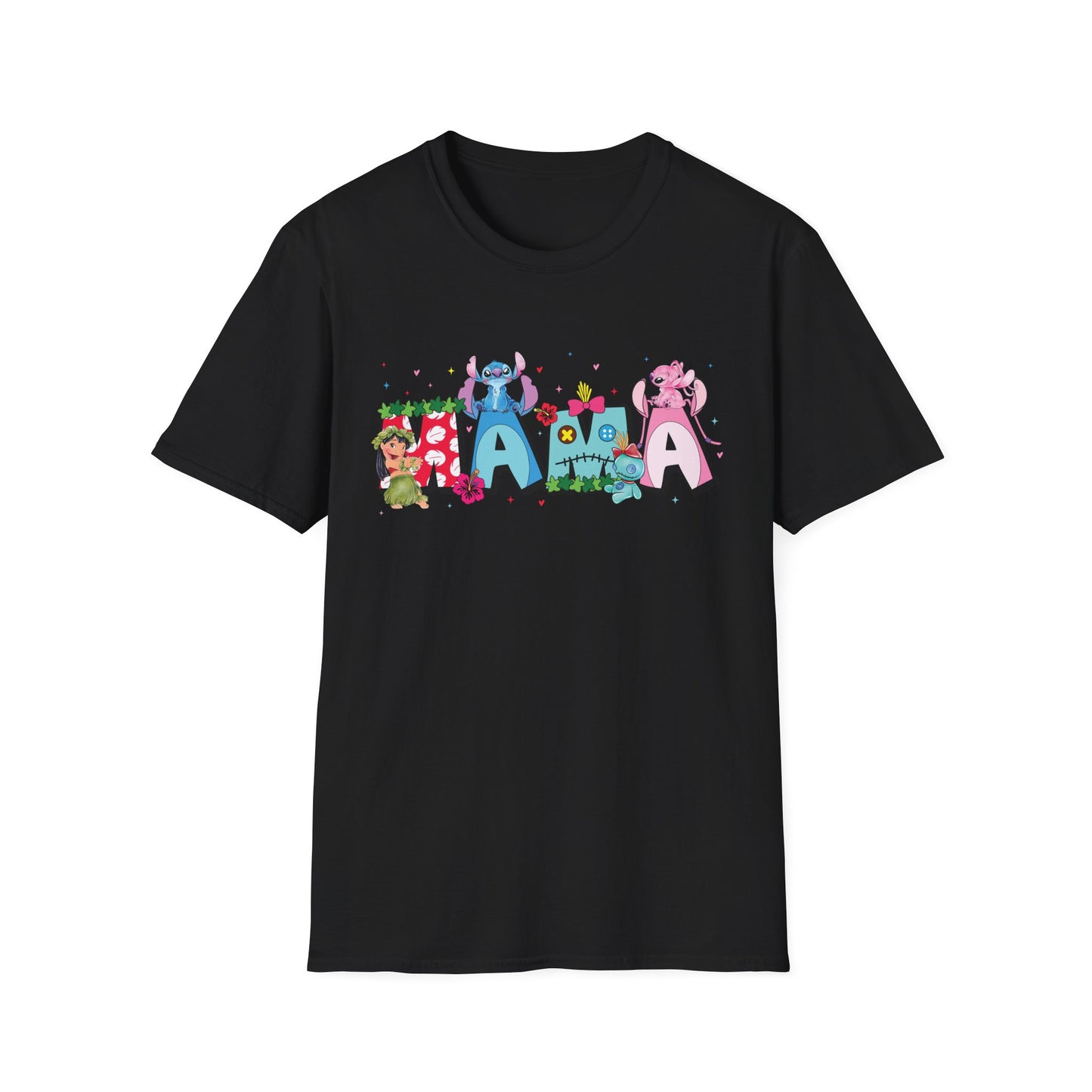 Ohana Mama Shirt – Tropical Cute Alien Graphic Tee | Island Mom Shirt | Family Vacation Outfit