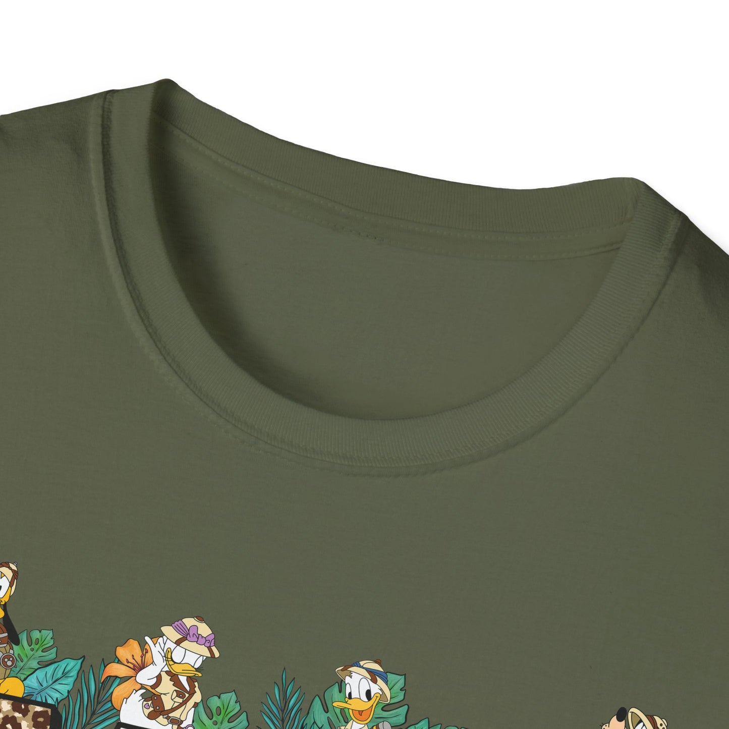 Safari Mama Shirt – Jungle Adventure Cartoon Tee | Animal Print Mom Shirt | Family Vacation Outfit