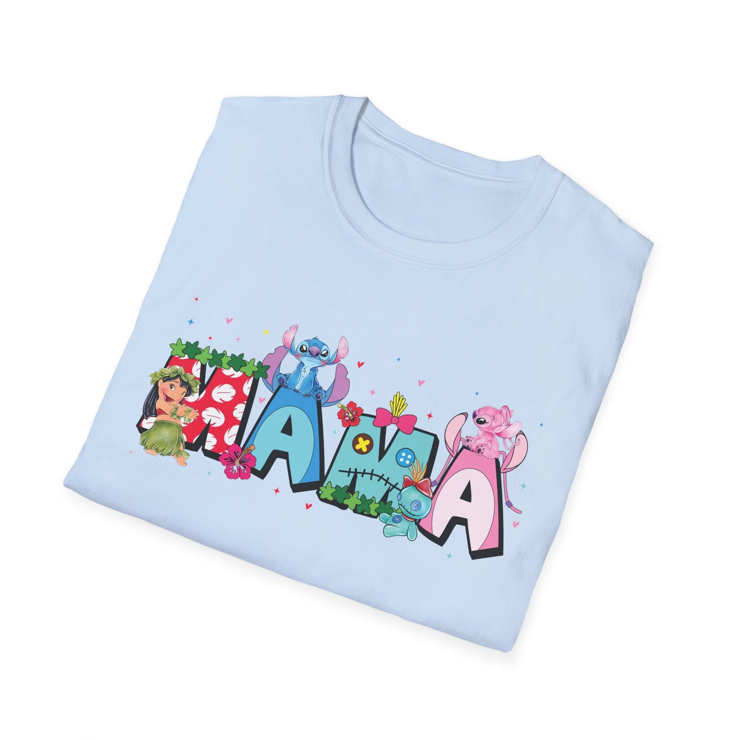 Ohana Mama Shirt – Tropical Cute Alien Graphic Tee | Island Mom Shirt | Family Vacation Outfit