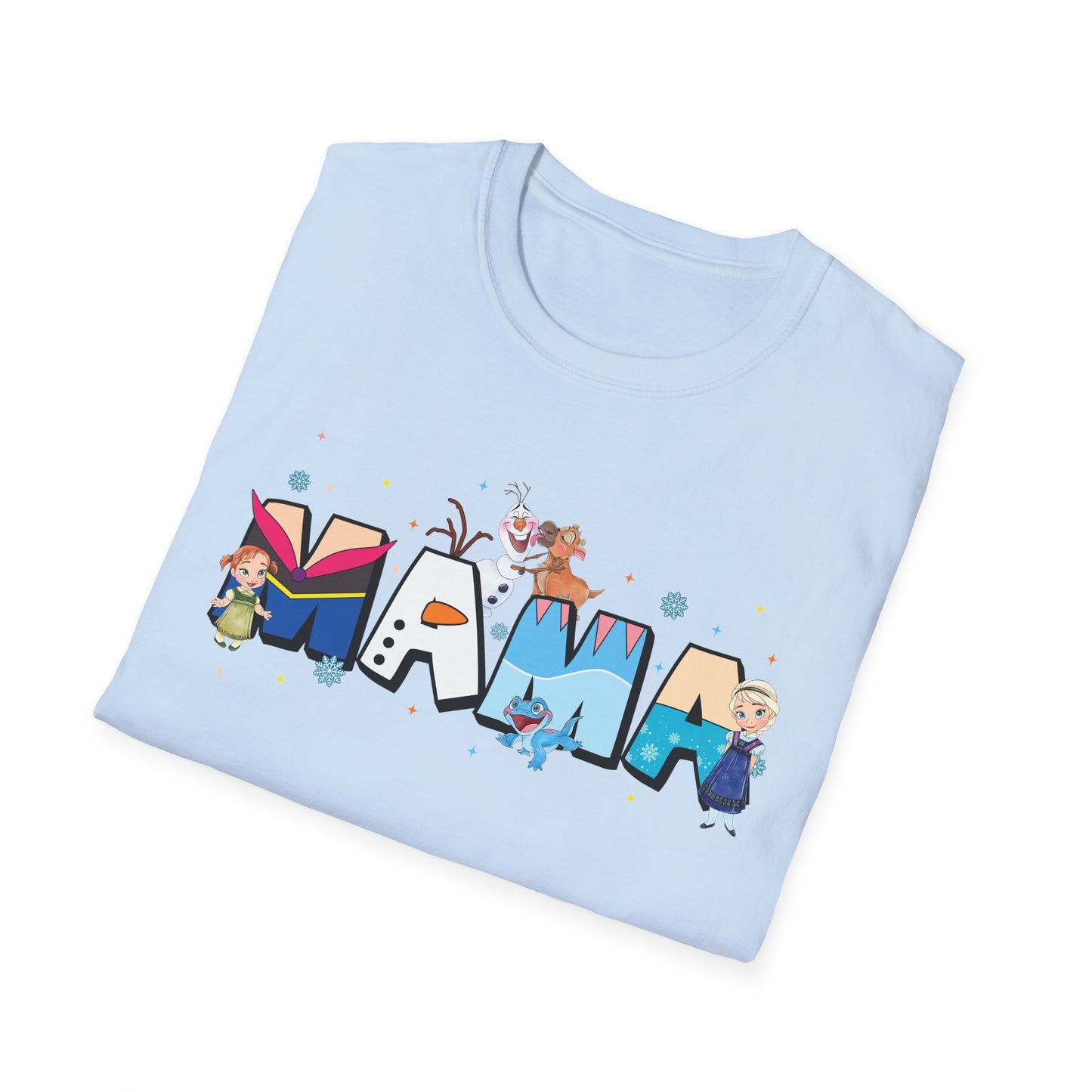Mama Graphic T-Shirt — Colorful Playful Kids & Family Design
