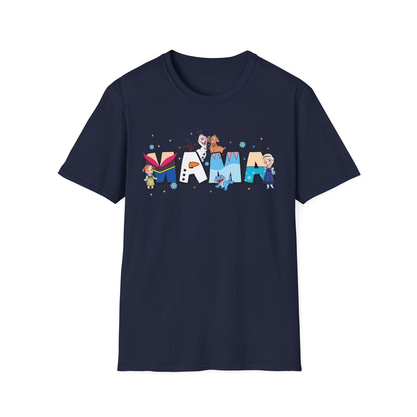 Mama Graphic T-Shirt — Colorful Playful Kids & Family Design
