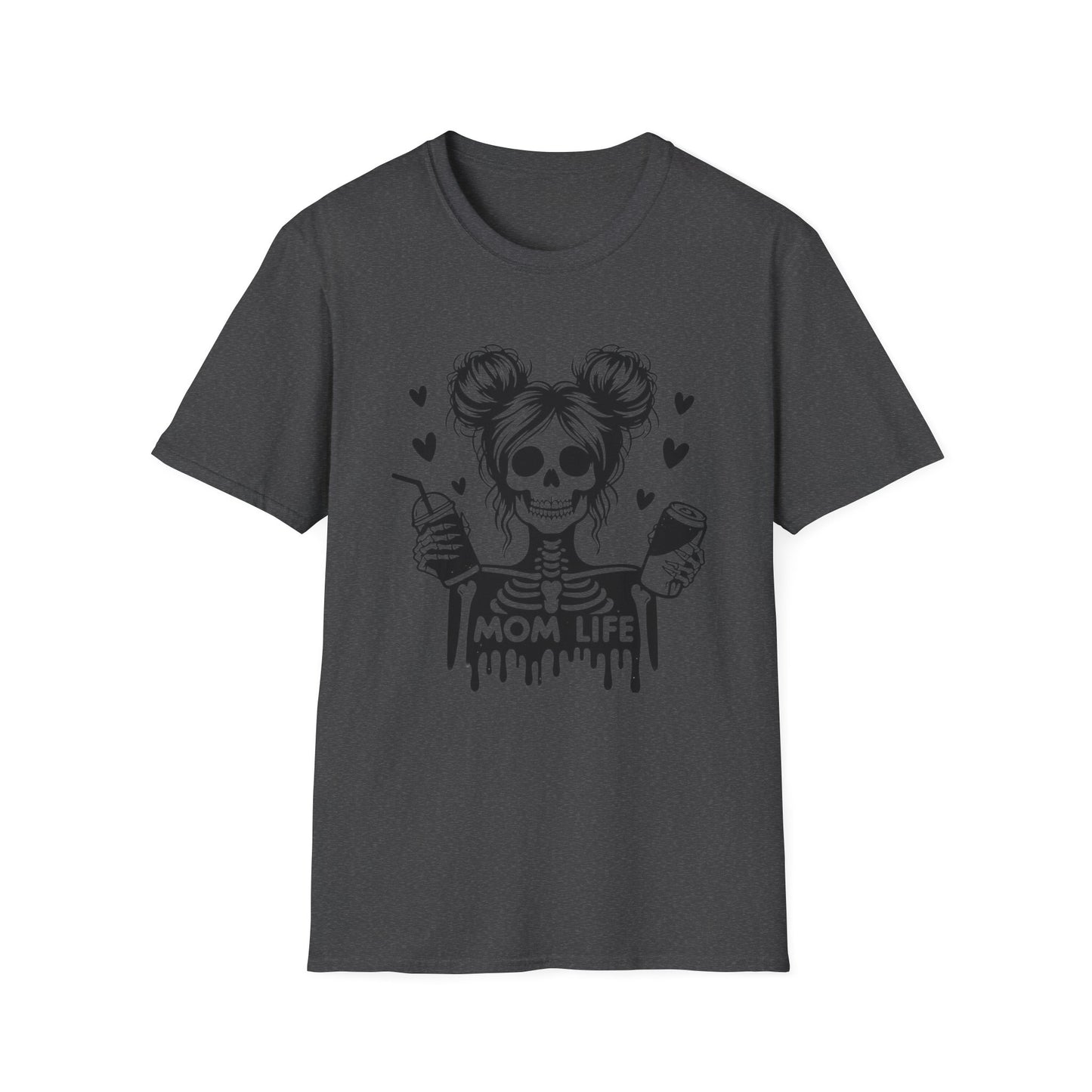Mom Life Skull T-Shirt — Goth Mommy Graphic Tee