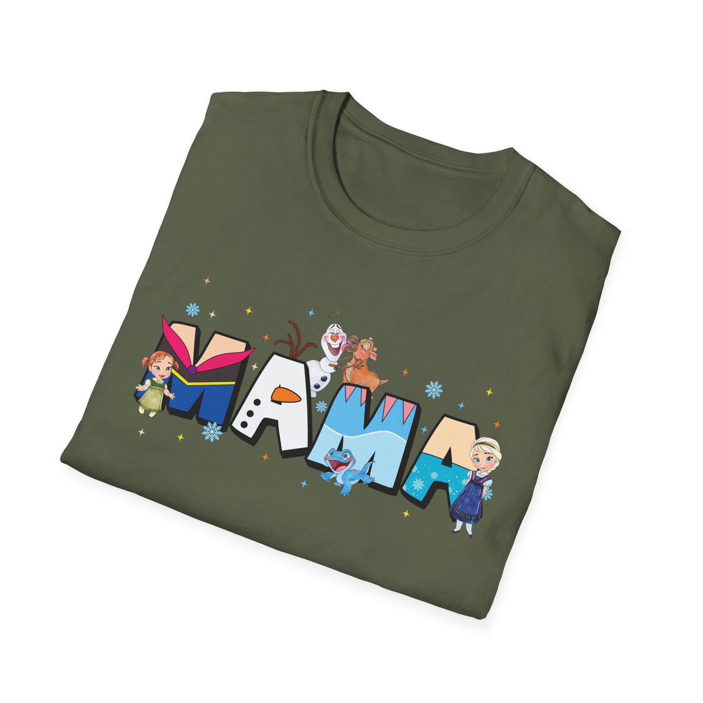 Mama Graphic T-Shirt — Colorful Playful Kids & Family Design