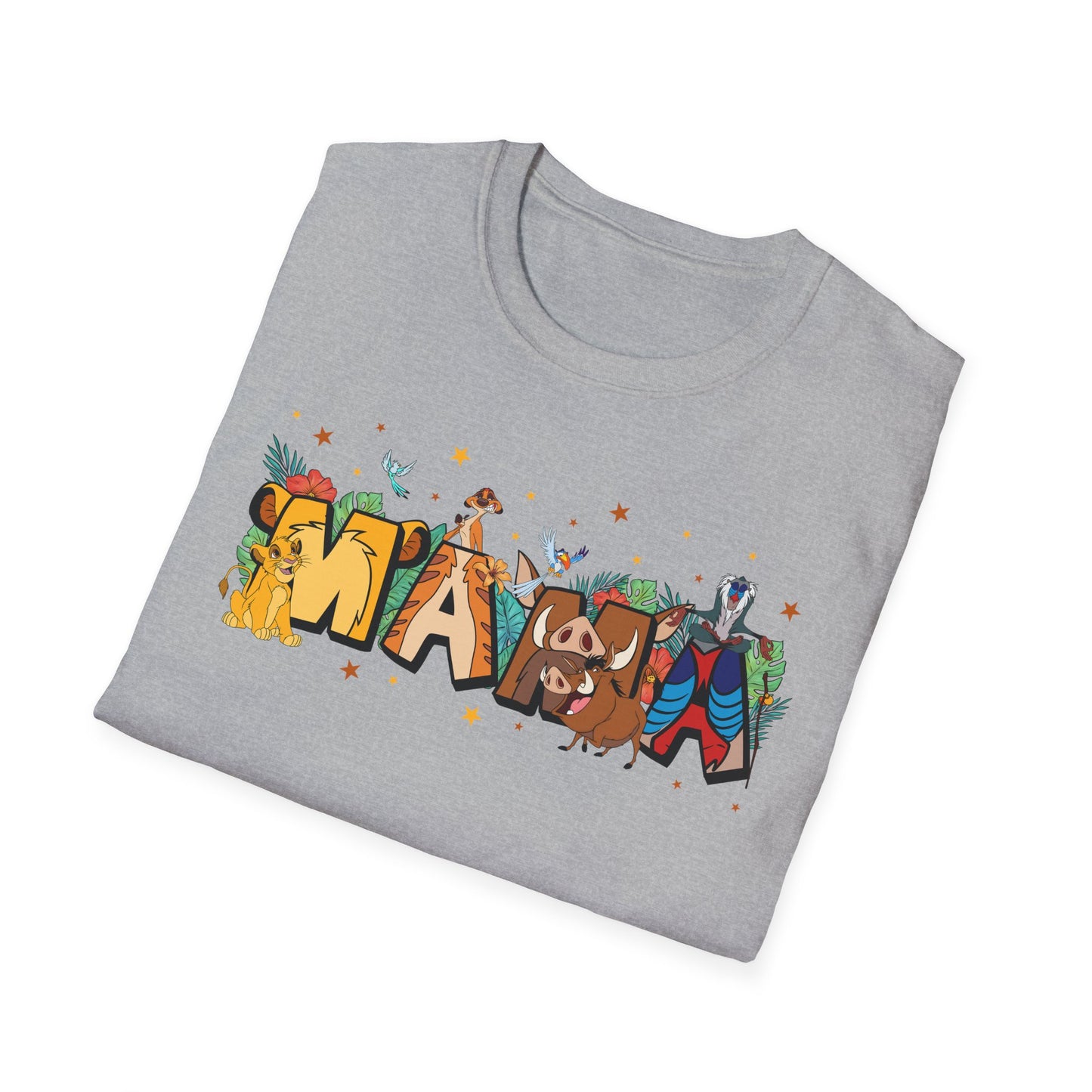 Safari Mama Shirt – Jungle Animal Graphic Tee | Savanna Mom Shirt | Cute Animal Family Tee