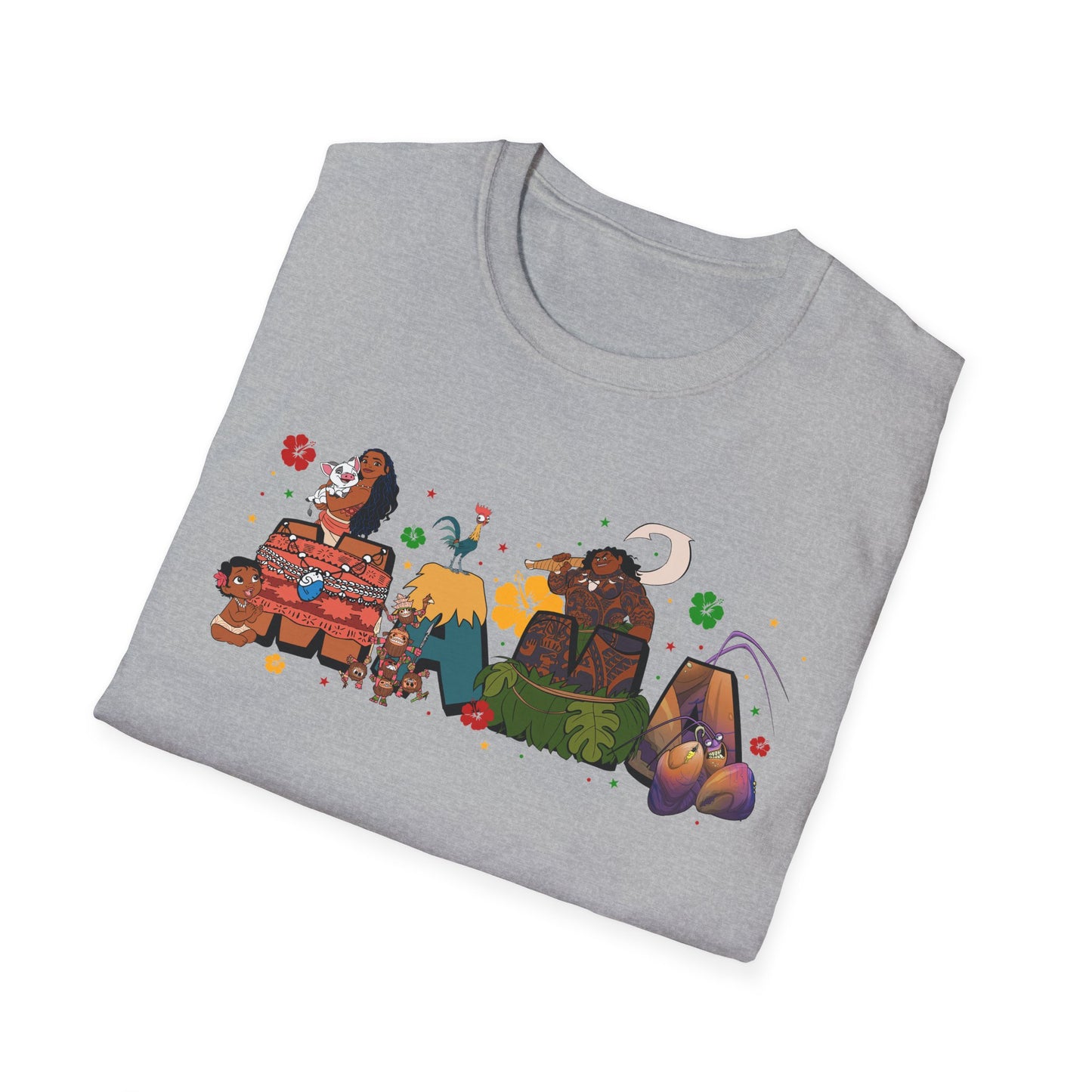 Ohana Mama Shirt – Tropical Hawaiian Mom Graphic Tee | Island Vacation Mama Shirt | Summer Beach Tee