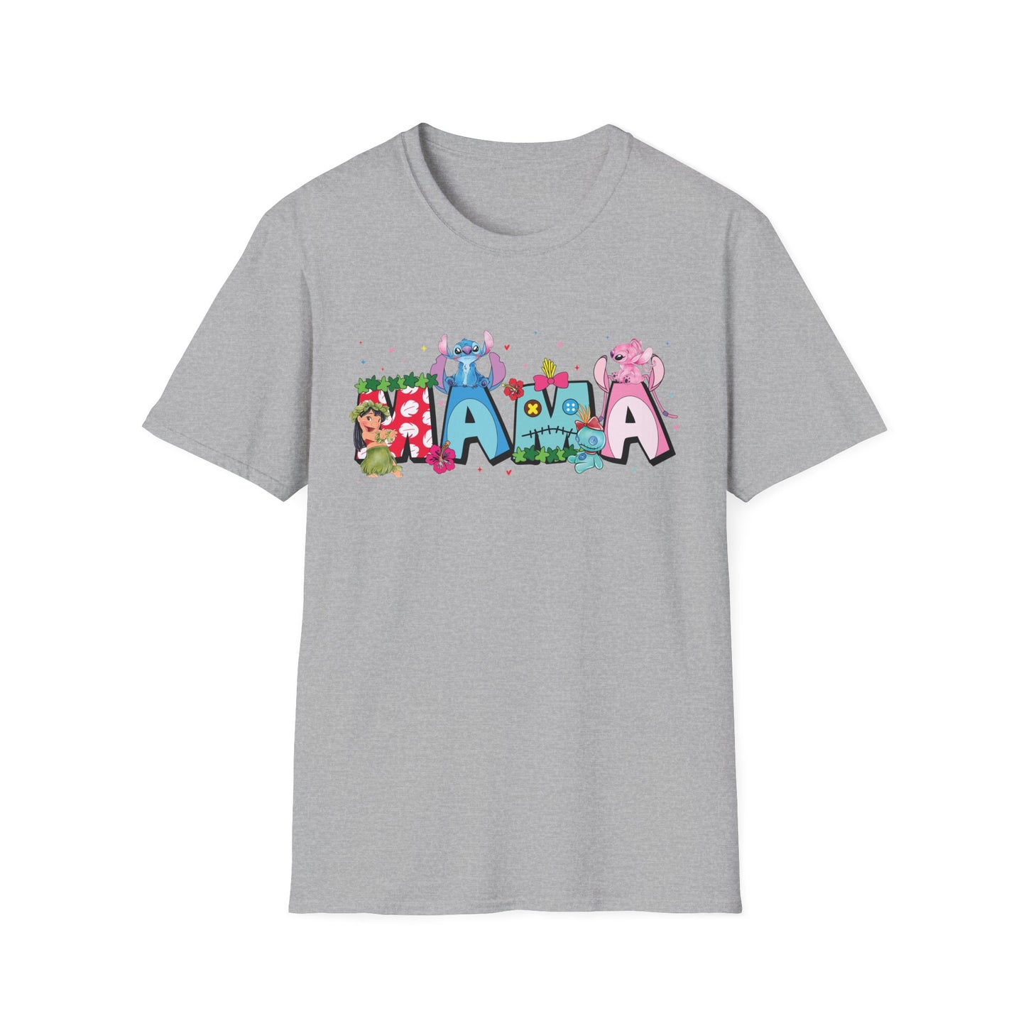 Ohana Mama Shirt – Tropical Cute Alien Graphic Tee | Island Mom Shirt | Family Vacation Outfit