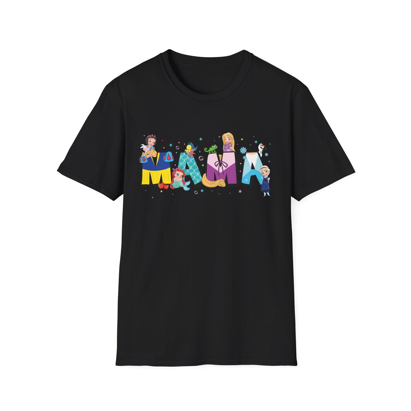 Whimsical Family Fun T-Shirt - Celebrate Mom with Colorful Letters
