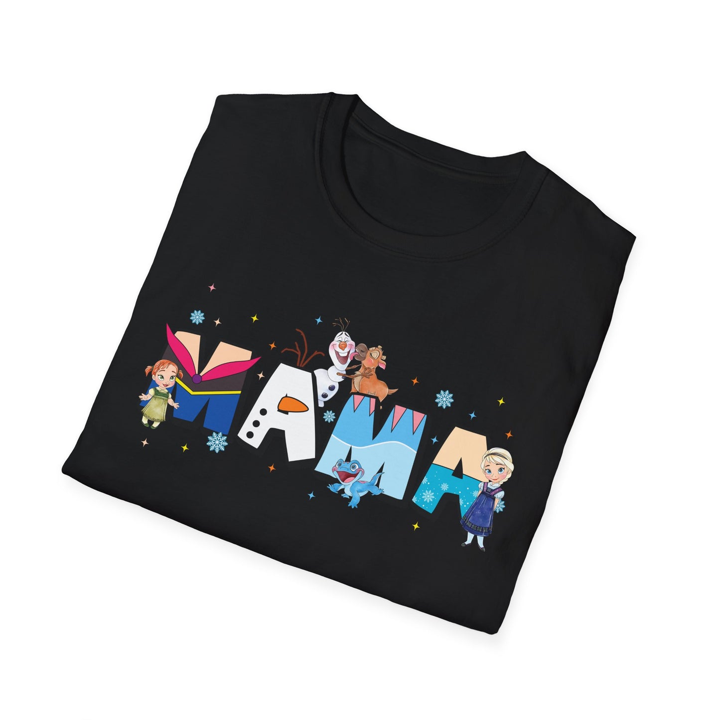 Mama Graphic T-Shirt — Colorful Playful Kids & Family Design