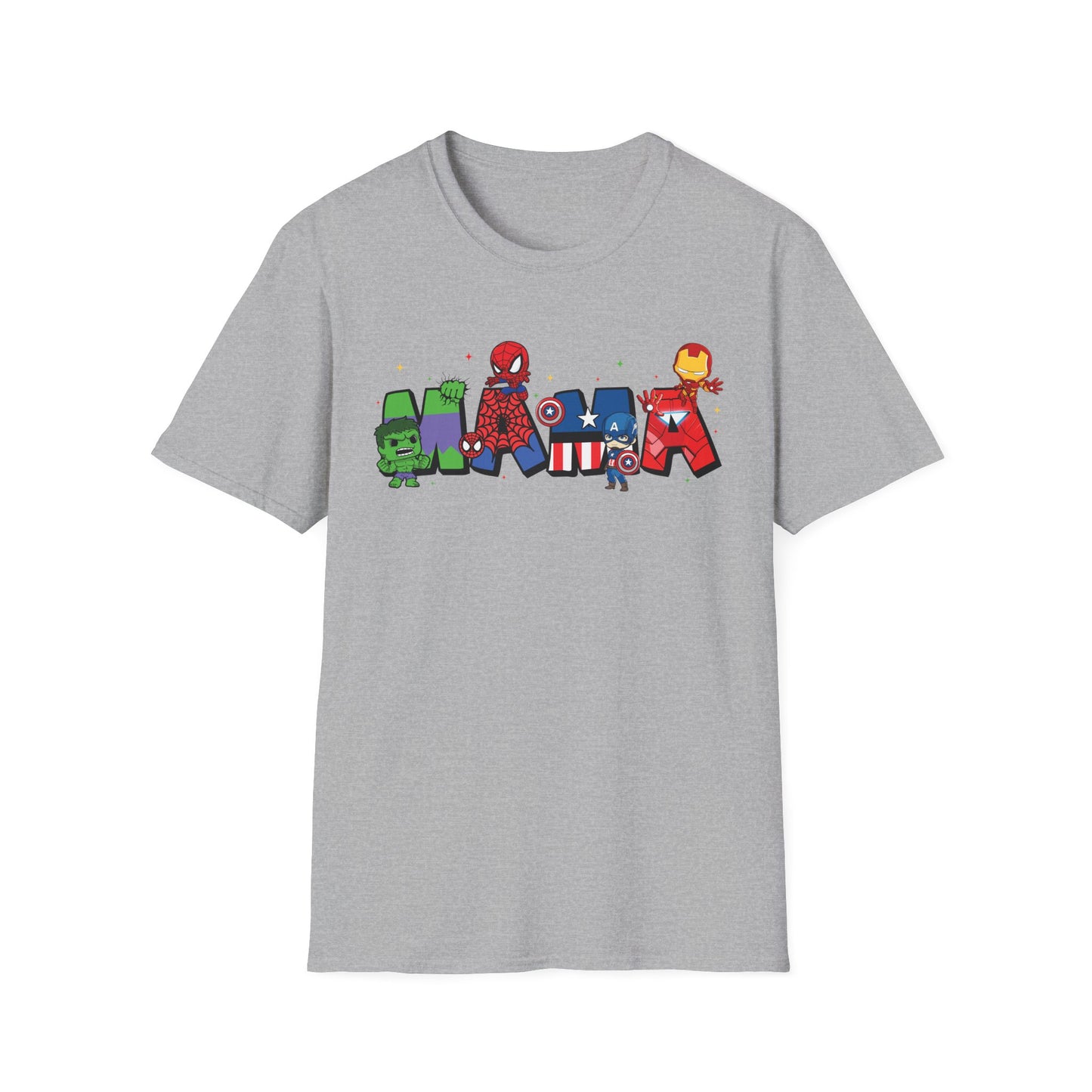 Marvel Heroes Name Tee — Cartoon Superhero Letter Design