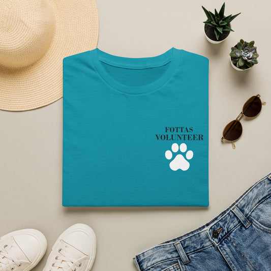 Friends of TAS Volunteer Paw Print T-Shirt | Animal Shelter Volunteer Tee | Dog Rescue Support Shirt | FOTTAS Est. 2019