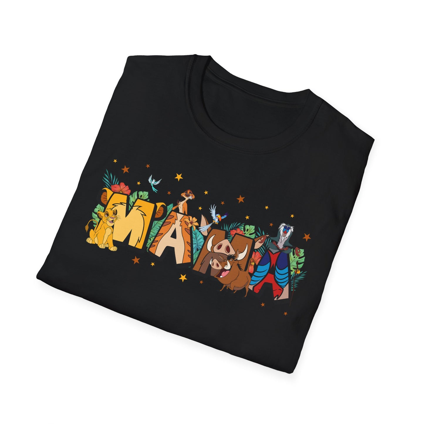 Safari Mama Shirt – Jungle Animal Graphic Tee | Savanna Mom Shirt | Cute Animal Family Tee
