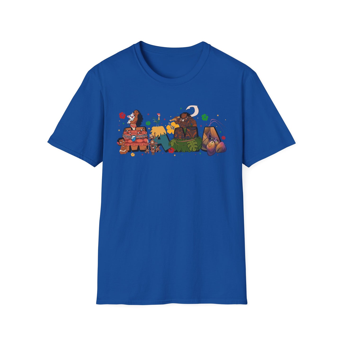 Ohana Mama Shirt – Tropical Hawaiian Mom Graphic Tee | Island Vacation Mama Shirt | Summer Beach Tee