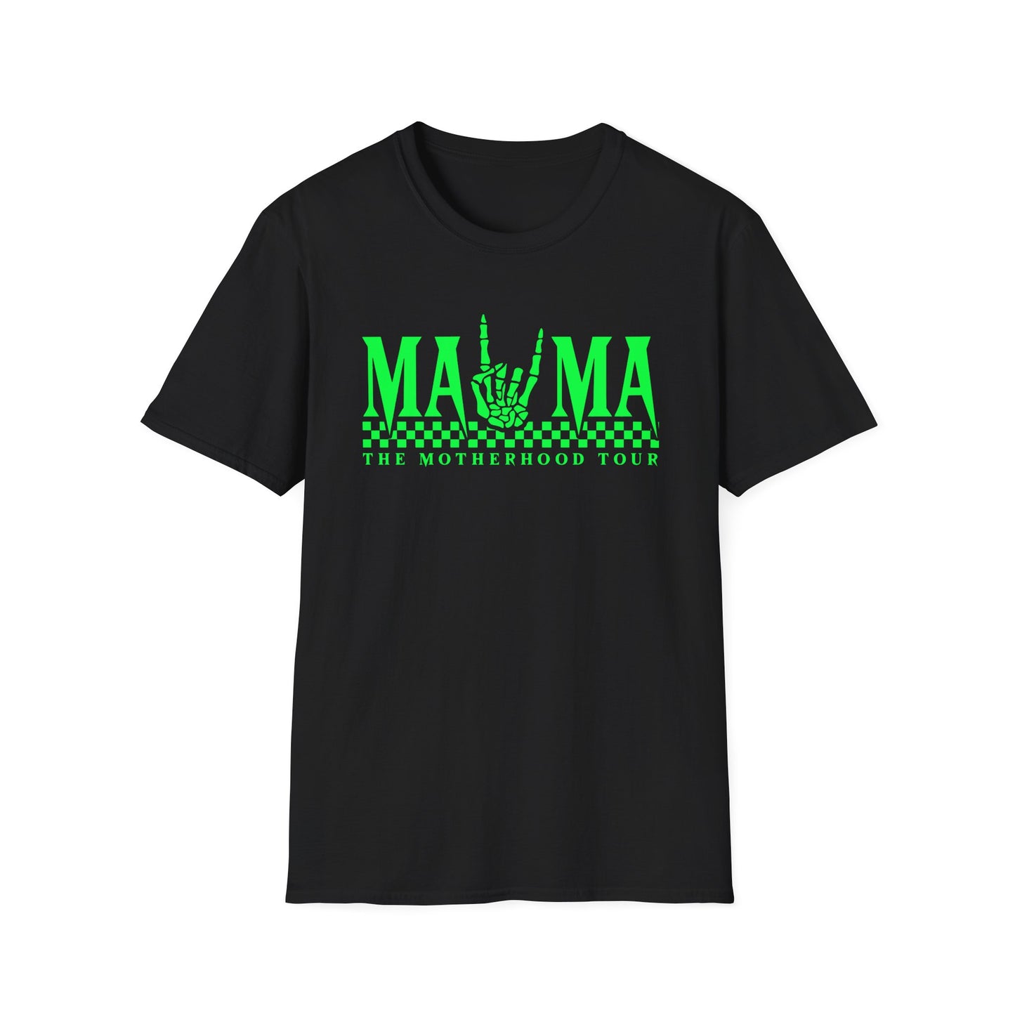Mama Tour T-Shirt — Neon Rock 'Mama Makes It All Happen' Graphic Tee