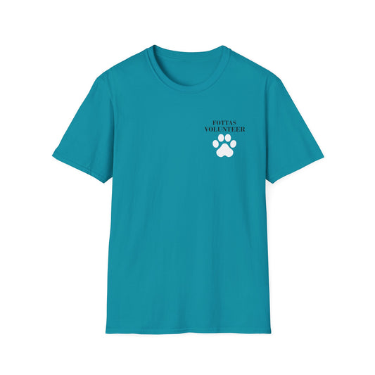 Friends of TAS Volunteer Paw Print T-Shirt | Animal Shelter Volunteer Tee | Dog Rescue Support Shirt | FOTTAS Est. 2019