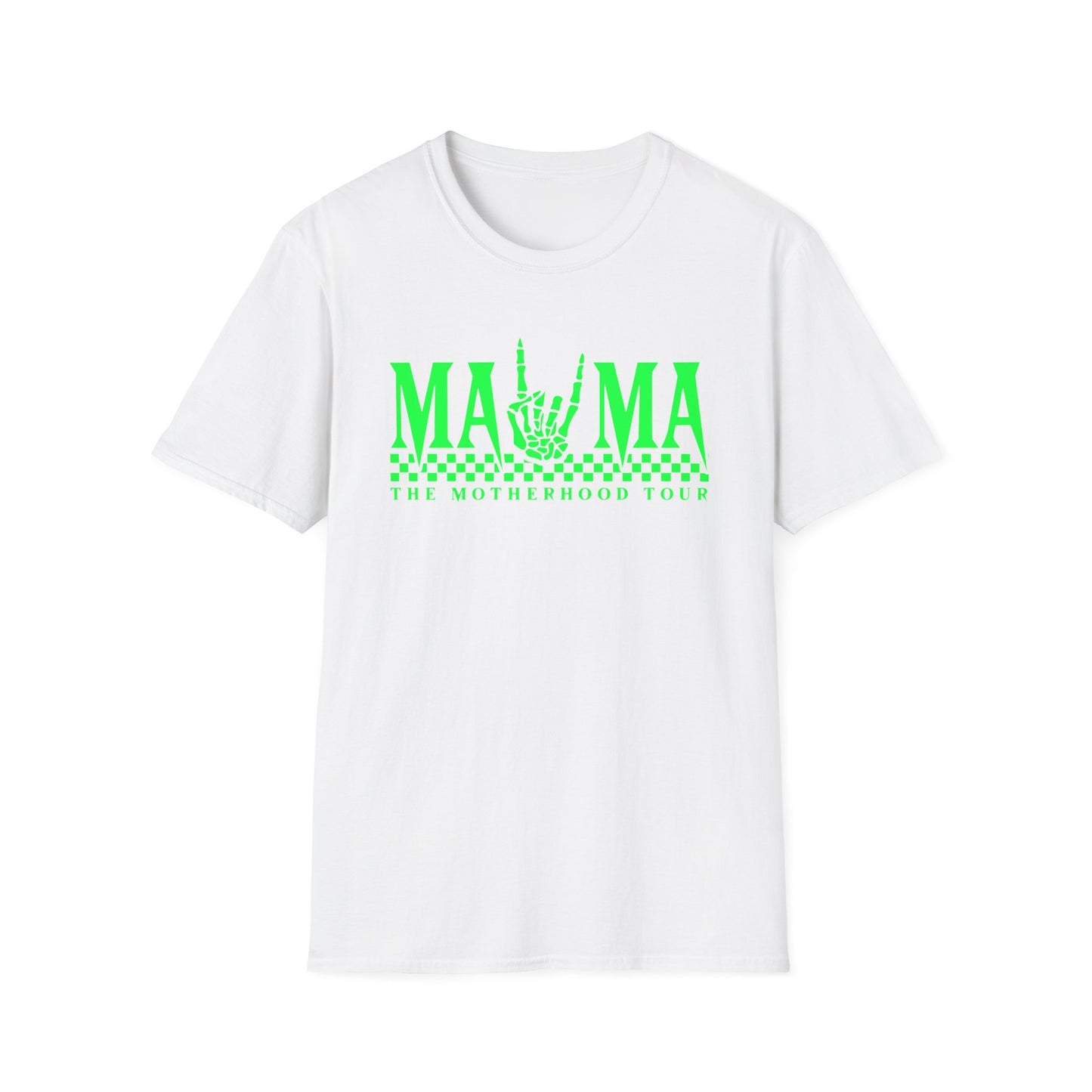 Mama Tour T-Shirt — Neon Rock 'Mama Makes It All Happen' Graphic Tee