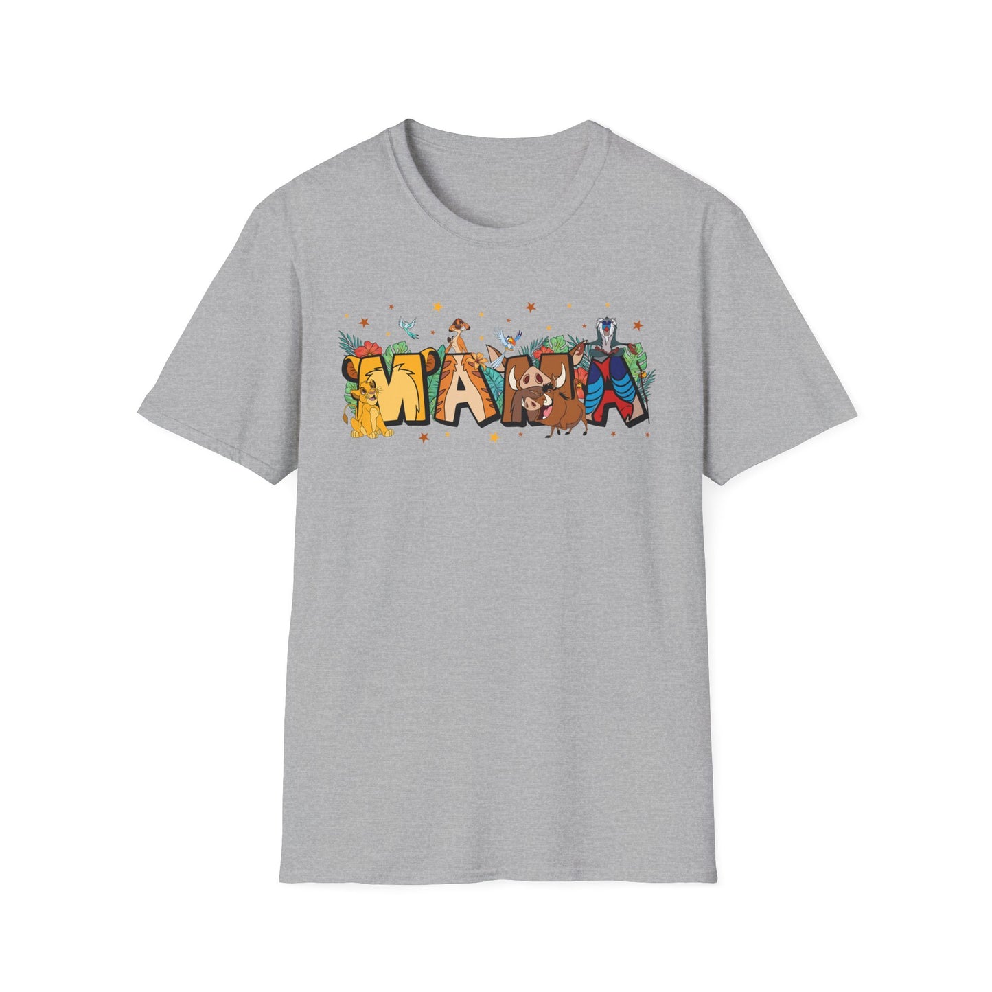 Safari Mama Shirt – Jungle Animal Graphic Tee | Savanna Mom Shirt | Cute Animal Family Tee