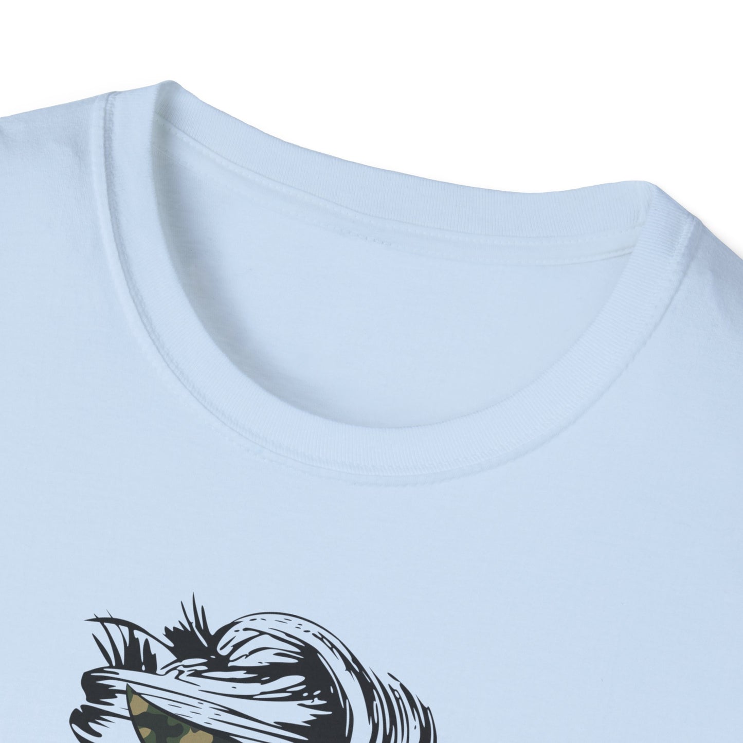 Army Mom T-Shirt — Camo Sunglasses & Messy Bun Military Mom Tee