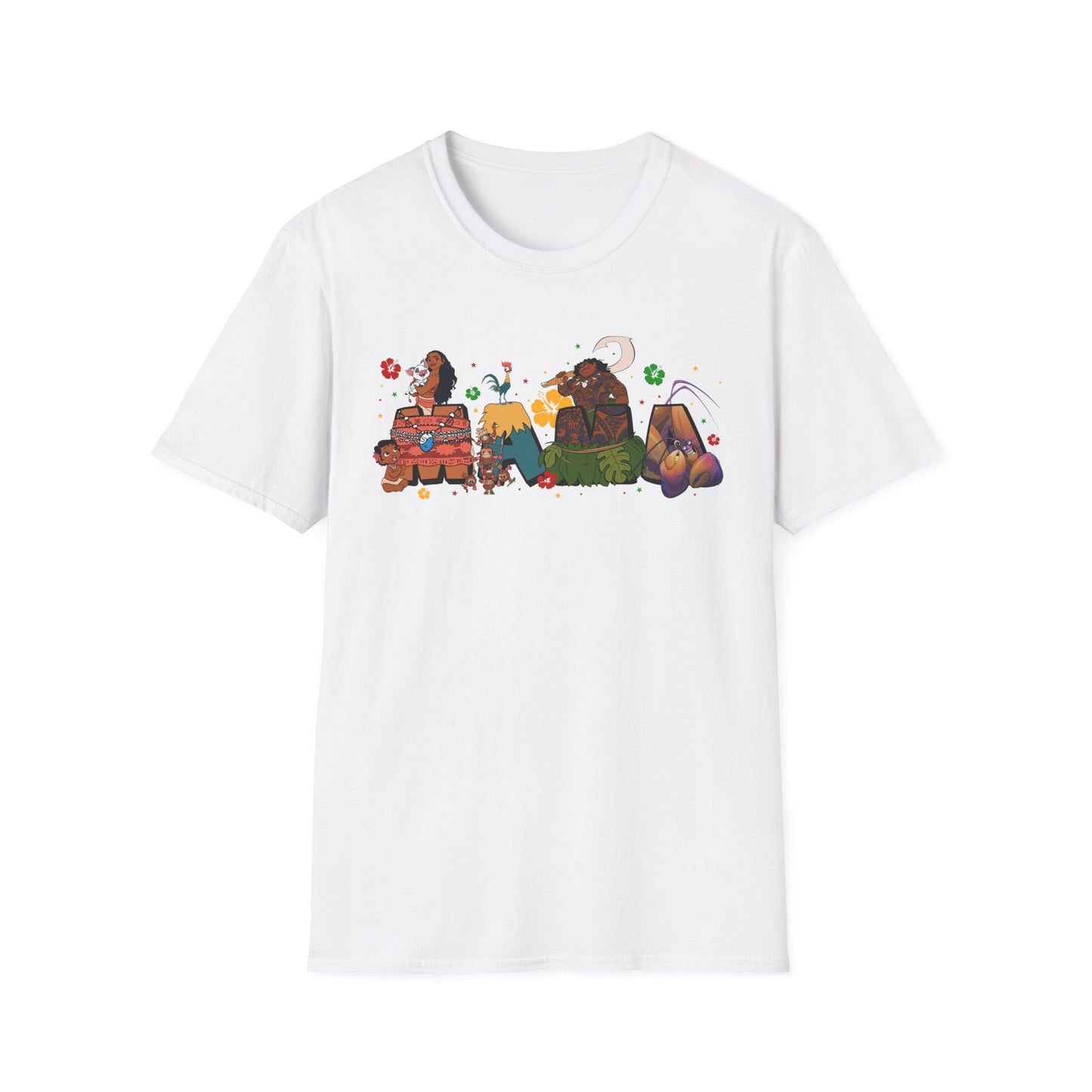 Ohana Mama Shirt – Tropical Hawaiian Mom Graphic Tee | Island Vacation Mama Shirt | Summer Beach Tee