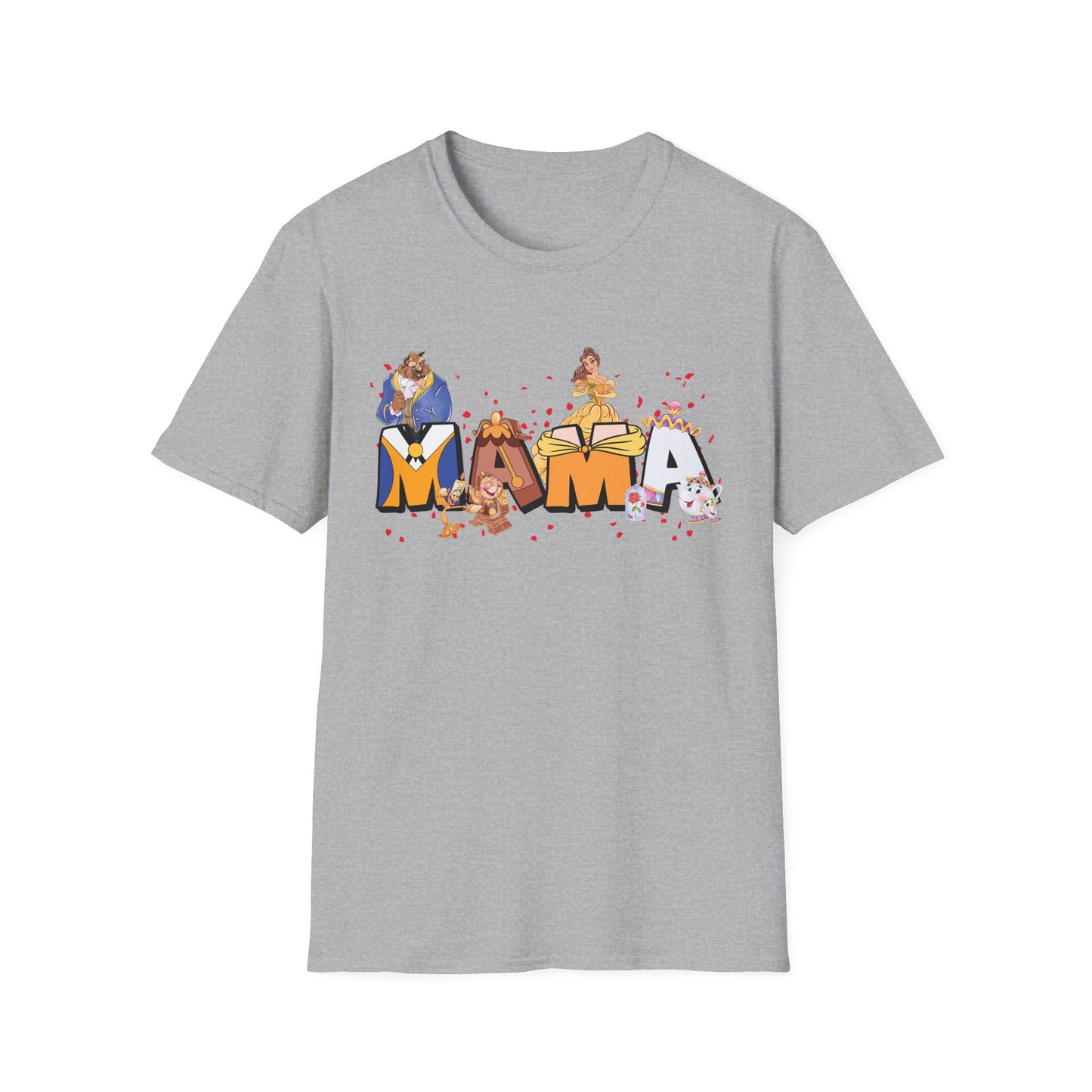 Mama Graphic T‑Shirt — Cute Floral Lettering Mother's Day Tee