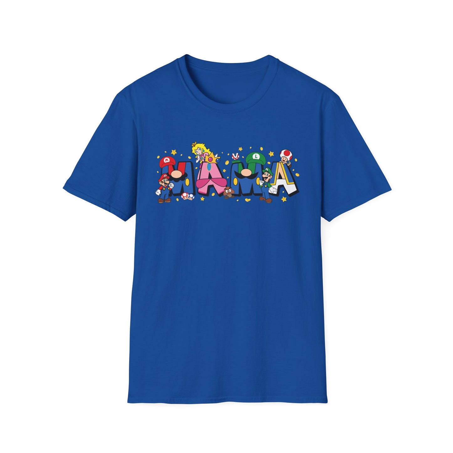 Mama Colorful Cartoon Lettering T-Shirt — Playful Mother's Day Gift