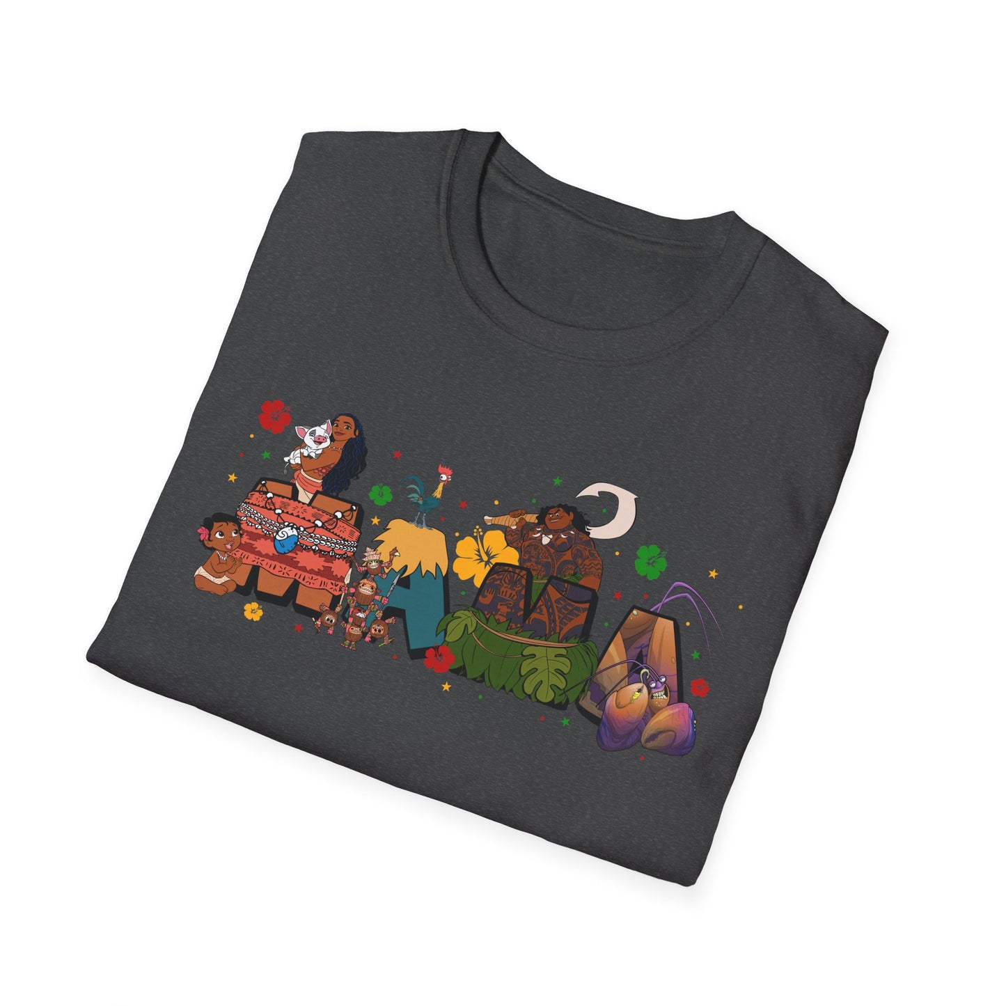 Ohana Mama Shirt – Tropical Hawaiian Mom Graphic Tee | Island Vacation Mama Shirt | Summer Beach Tee