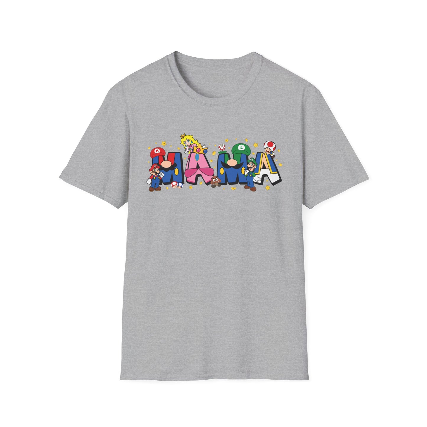 Mama Colorful Cartoon Lettering T-Shirt — Playful Mother's Day Gift