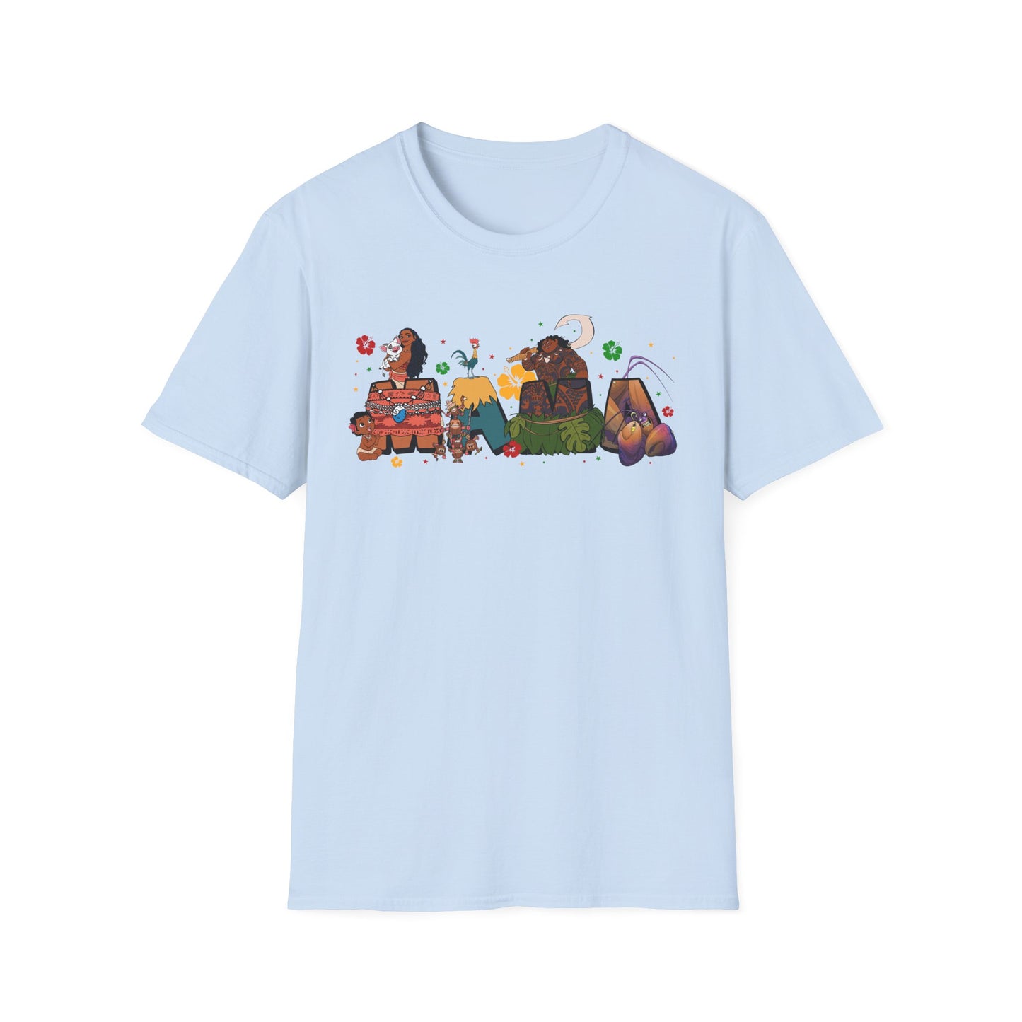 Ohana Mama Shirt – Tropical Hawaiian Mom Graphic Tee | Island Vacation Mama Shirt | Summer Beach Tee