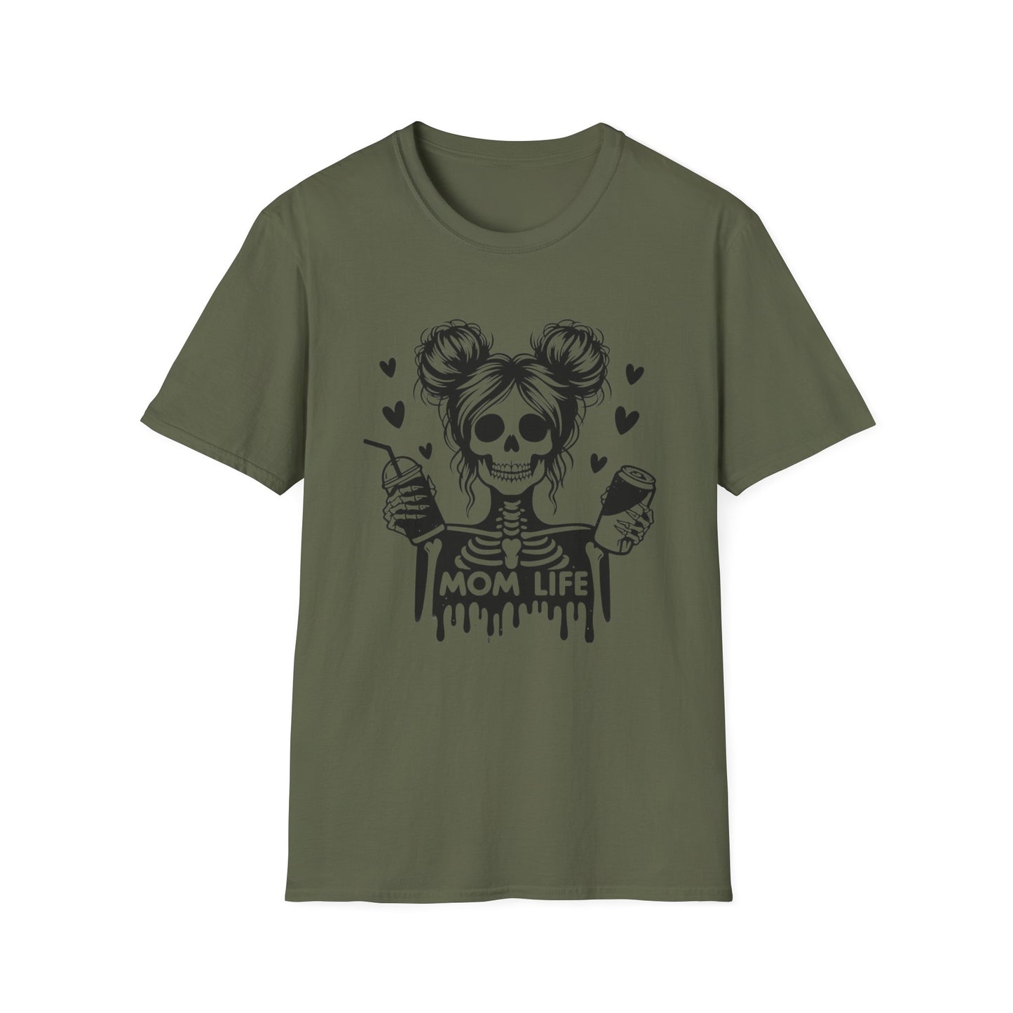 Mom Life Skull T-Shirt — Goth Mommy Graphic Tee