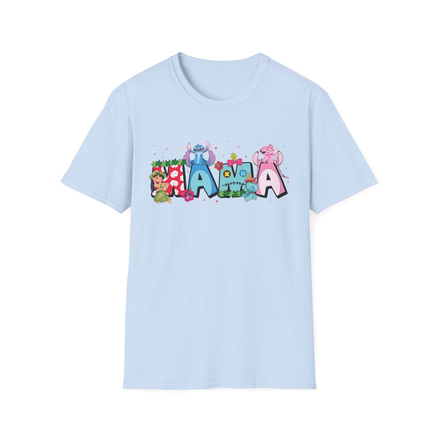 Ohana Mama Shirt – Tropical Cute Alien Graphic Tee | Island Mom Shirt | Family Vacation Outfit
