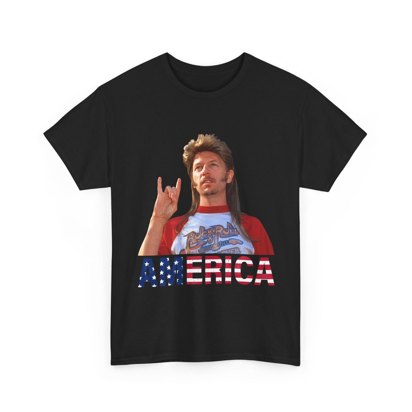 America Graphic Tee — Retro Joe Dirt Patriotic T‑Shirt