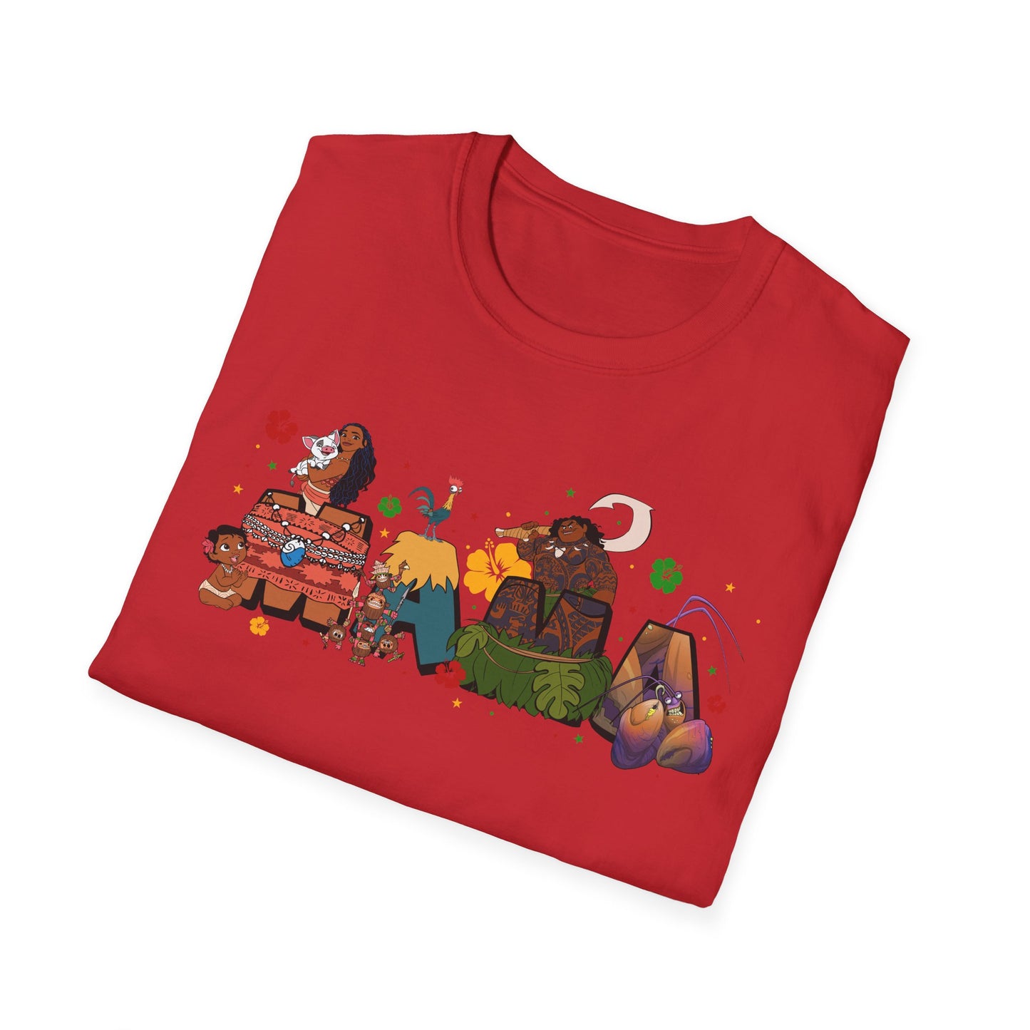 Ohana Mama Shirt – Tropical Hawaiian Mom Graphic Tee | Island Vacation Mama Shirt | Summer Beach Tee