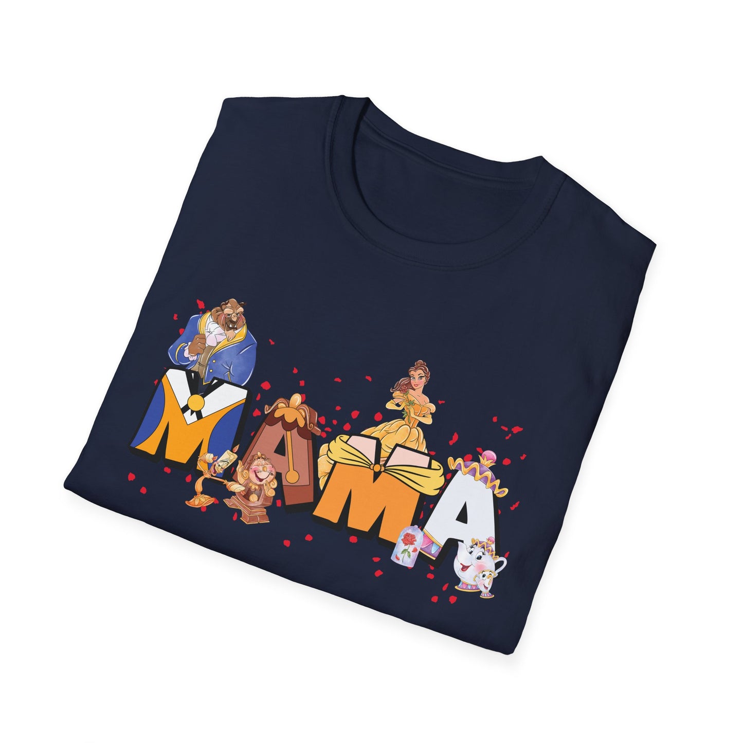 Mama Graphic T‑Shirt — Cute Floral Lettering Mother's Day Tee