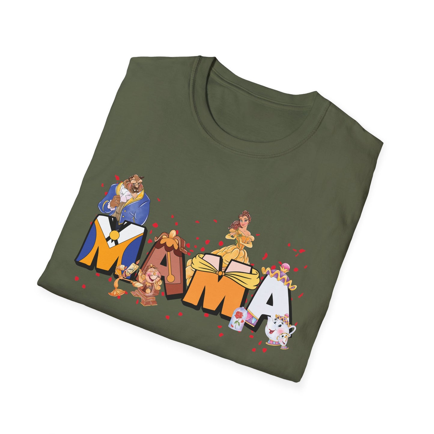 Mama Graphic T‑Shirt — Cute Floral Lettering Mother's Day Tee