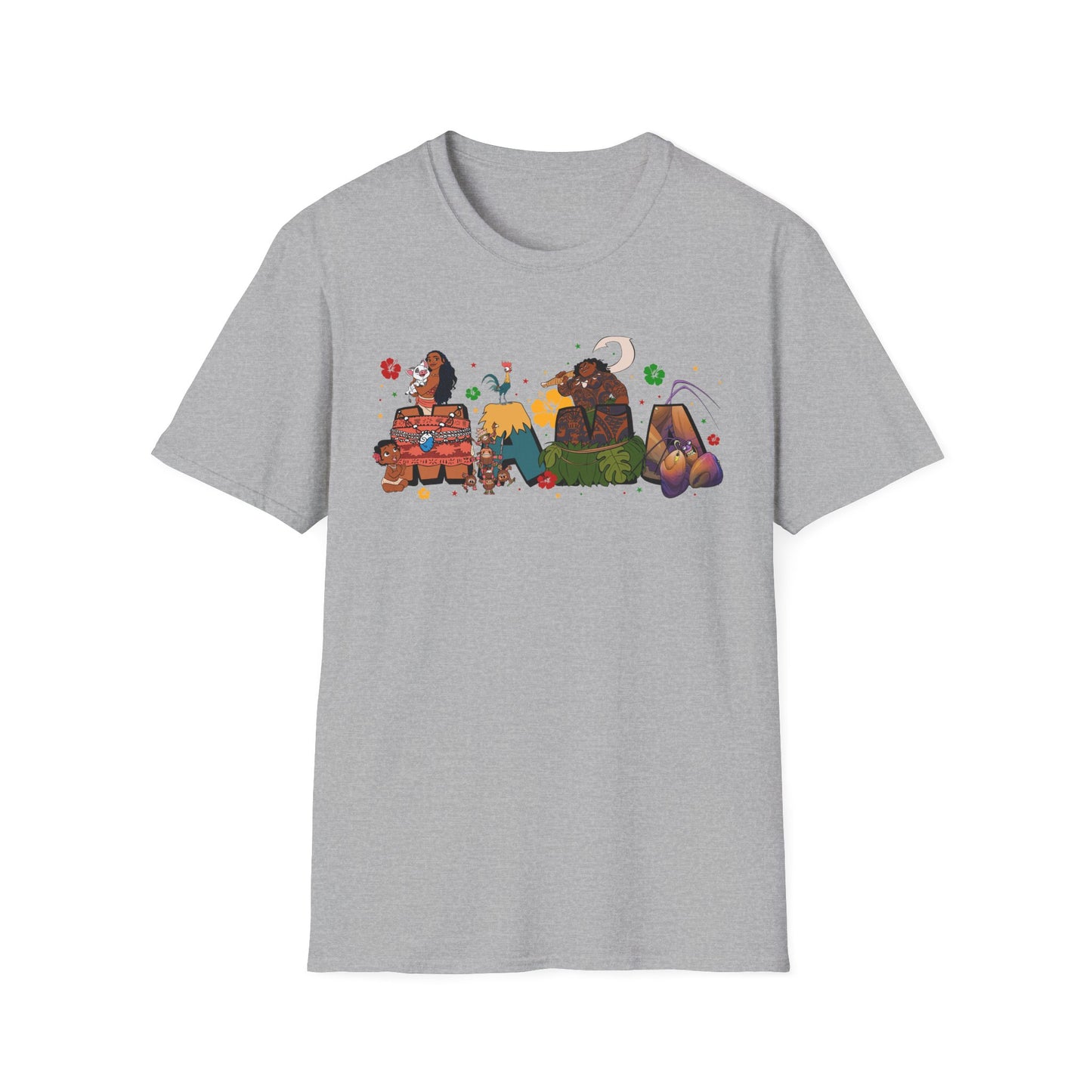 Ohana Mama Shirt – Tropical Hawaiian Mom Graphic Tee | Island Vacation Mama Shirt | Summer Beach Tee