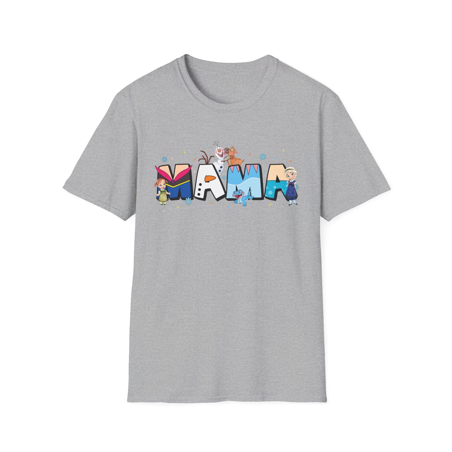 Mama Graphic T-Shirt — Colorful Playful Kids & Family Design
