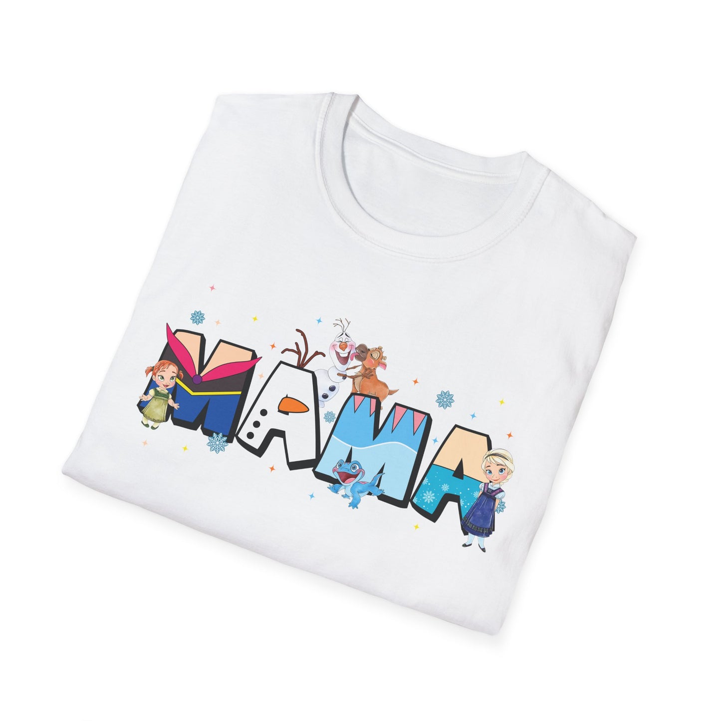 Mama Graphic T-Shirt — Colorful Playful Kids & Family Design