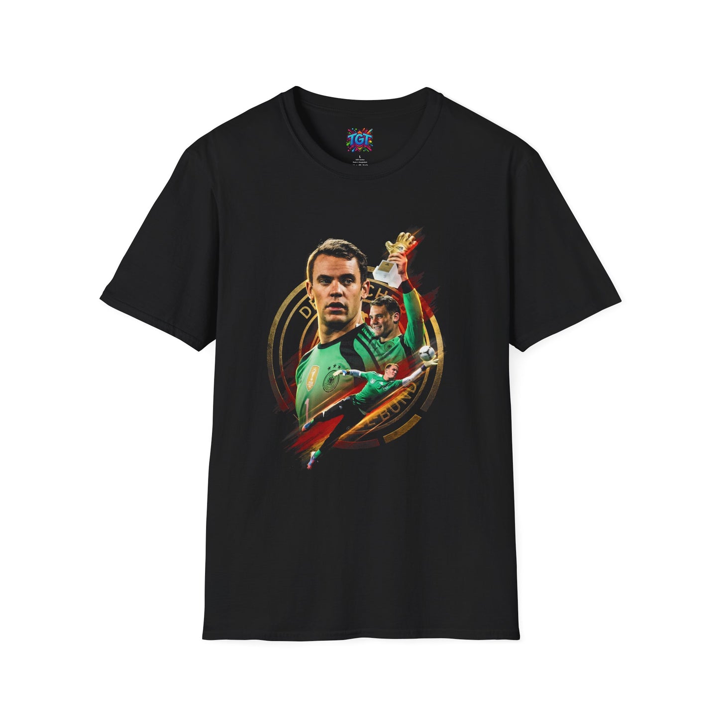 World Cup 2026 Soccer Legend Brushstroke T-Shirt — Vibrant Football Player Graphic | DTF Printed