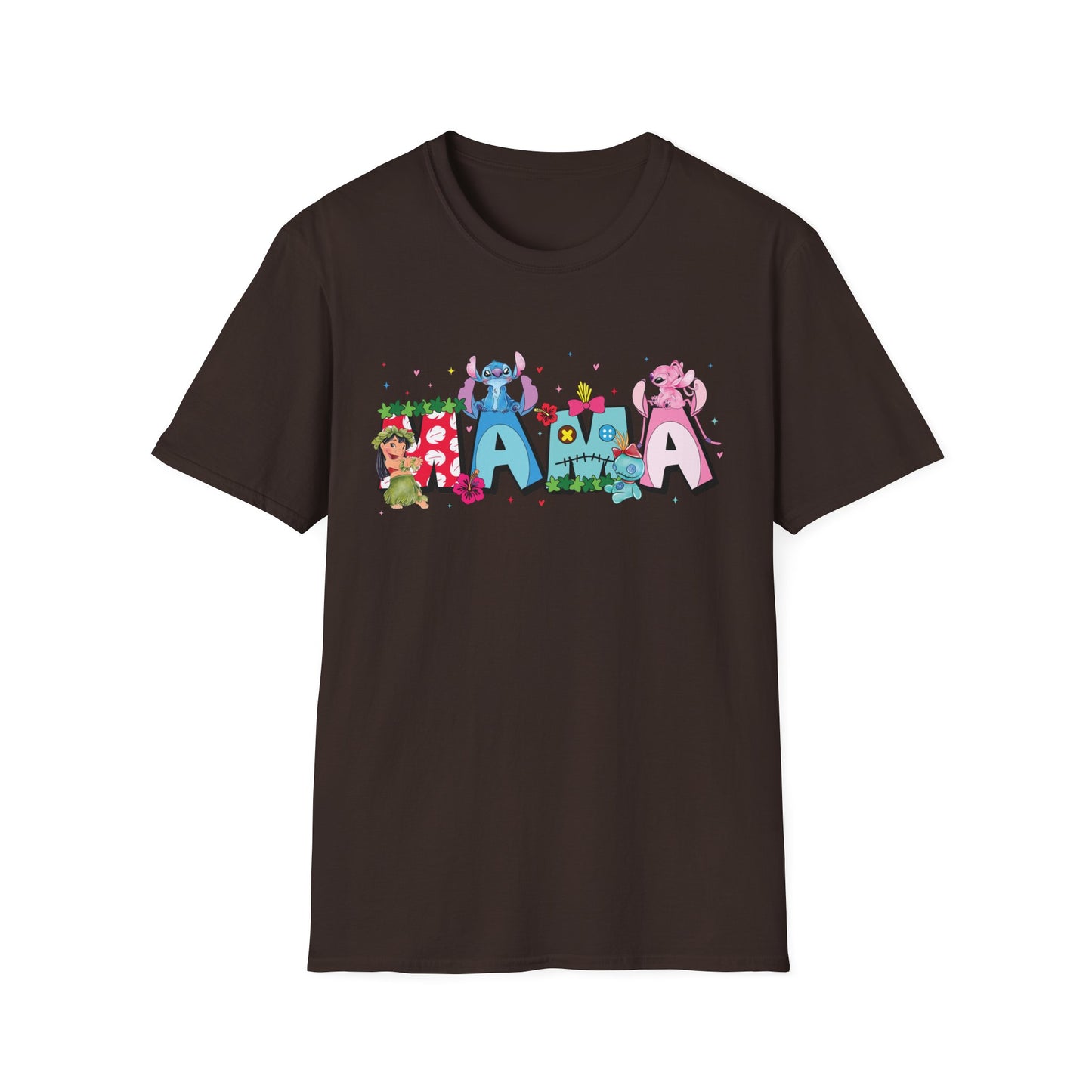 Ohana Mama Shirt – Tropical Cute Alien Graphic Tee | Island Mom Shirt | Family Vacation Outfit