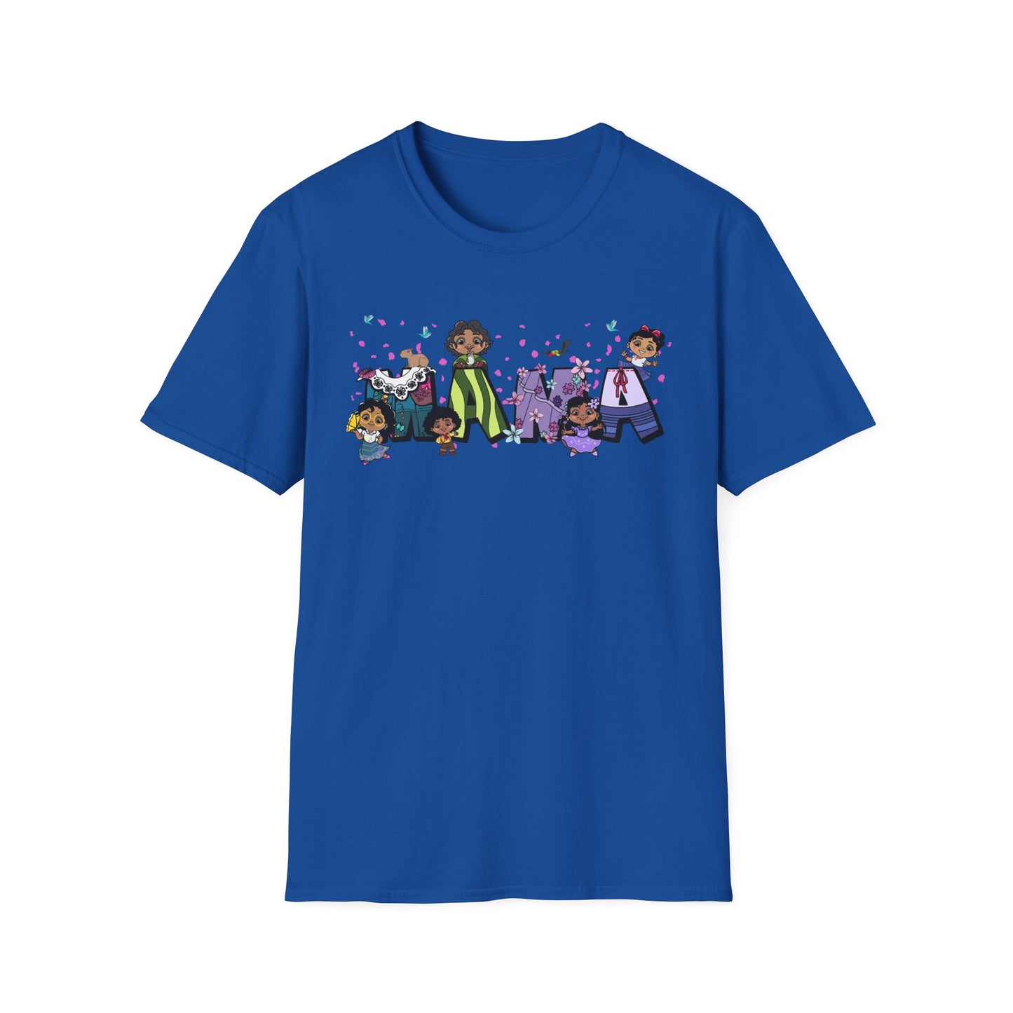 Mama Cartoon Graphic T-Shirt — Cute Family Mama Tee