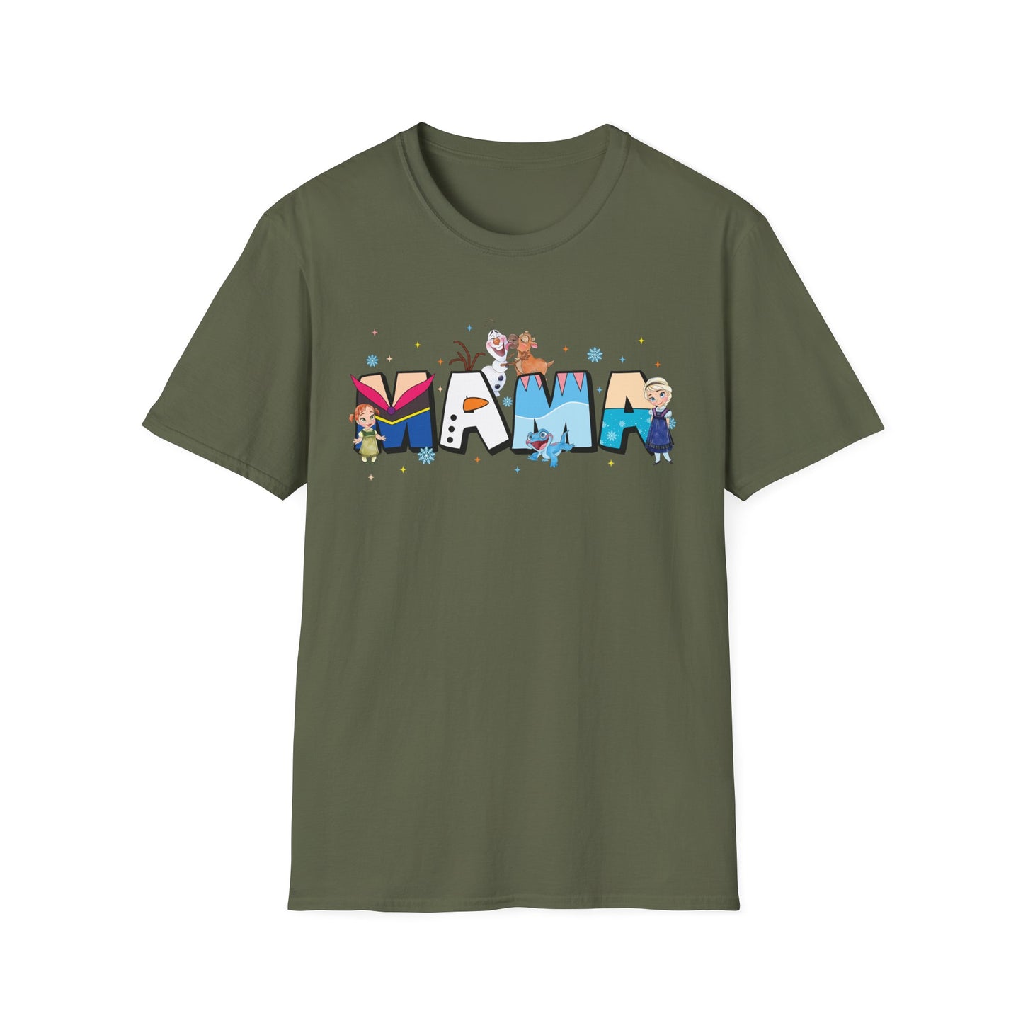 Mama Graphic T-Shirt — Colorful Playful Kids & Family Design